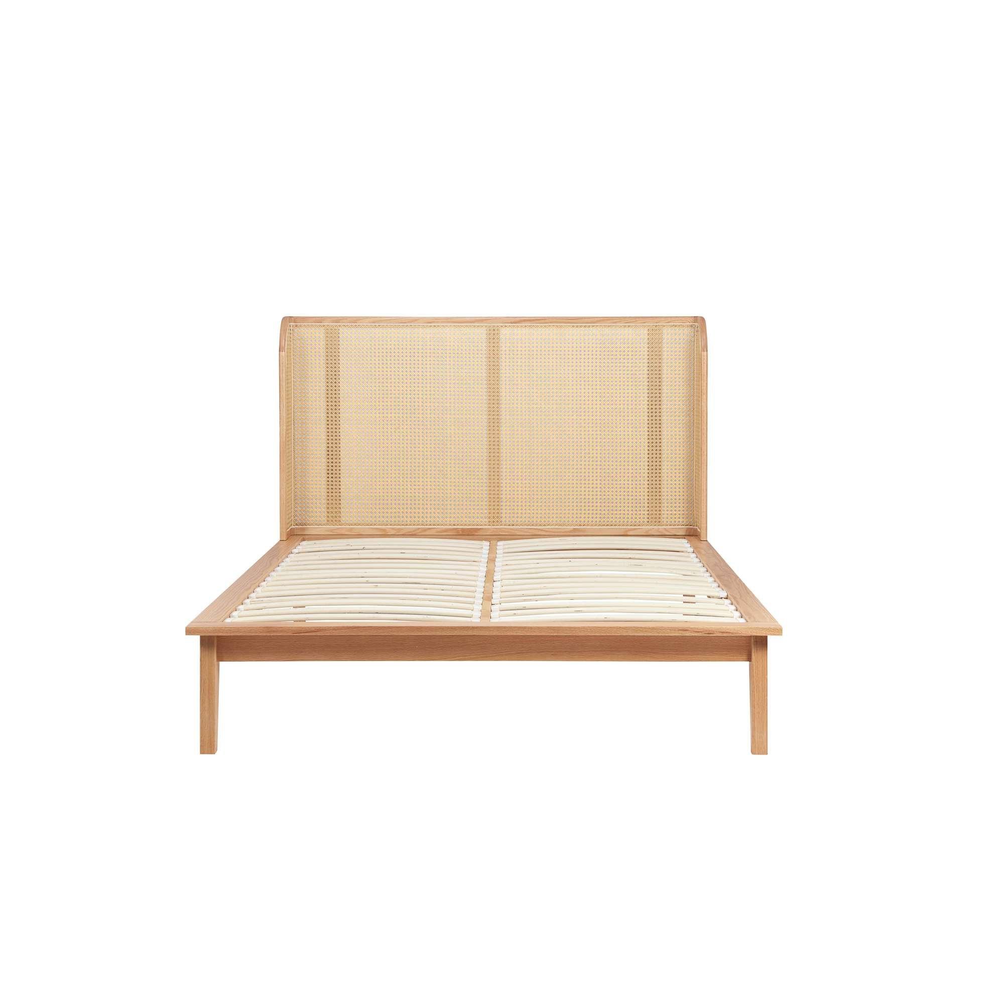 Oak - Birlea - Astrid Rattan Bed - 16