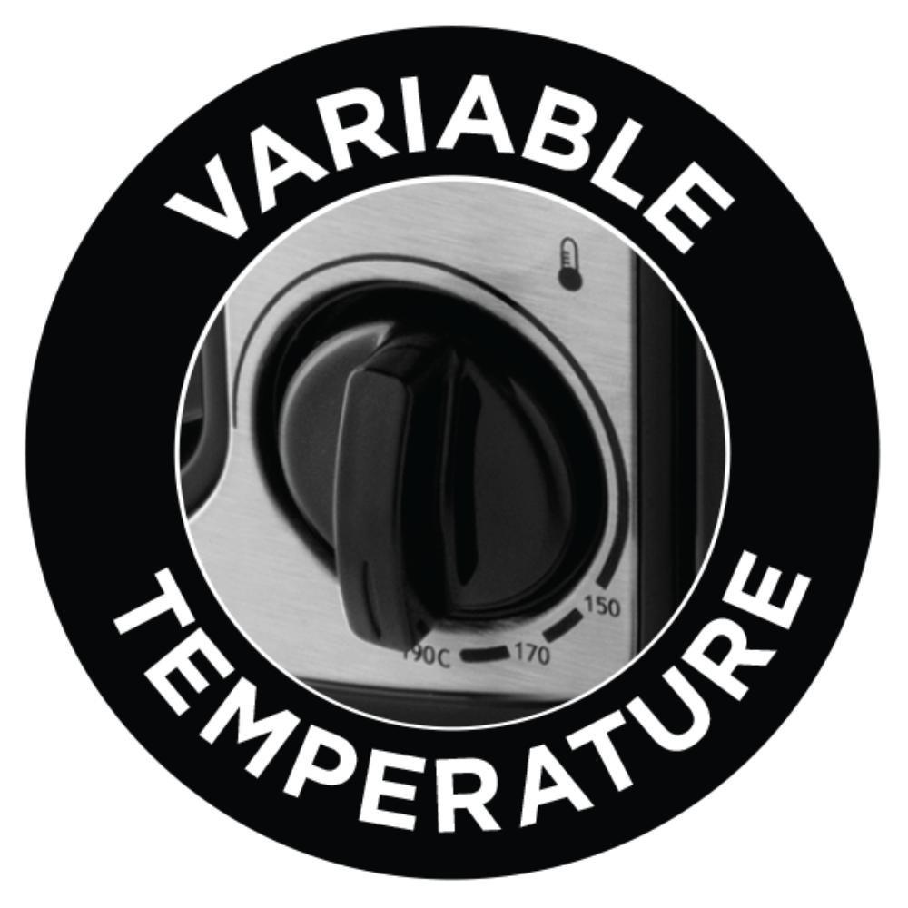 Black - Russell Hobbs - Digital Oil Fryer - 11