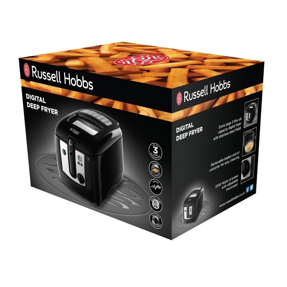 Black - Russell Hobbs - Digital Oil Fryer - 5