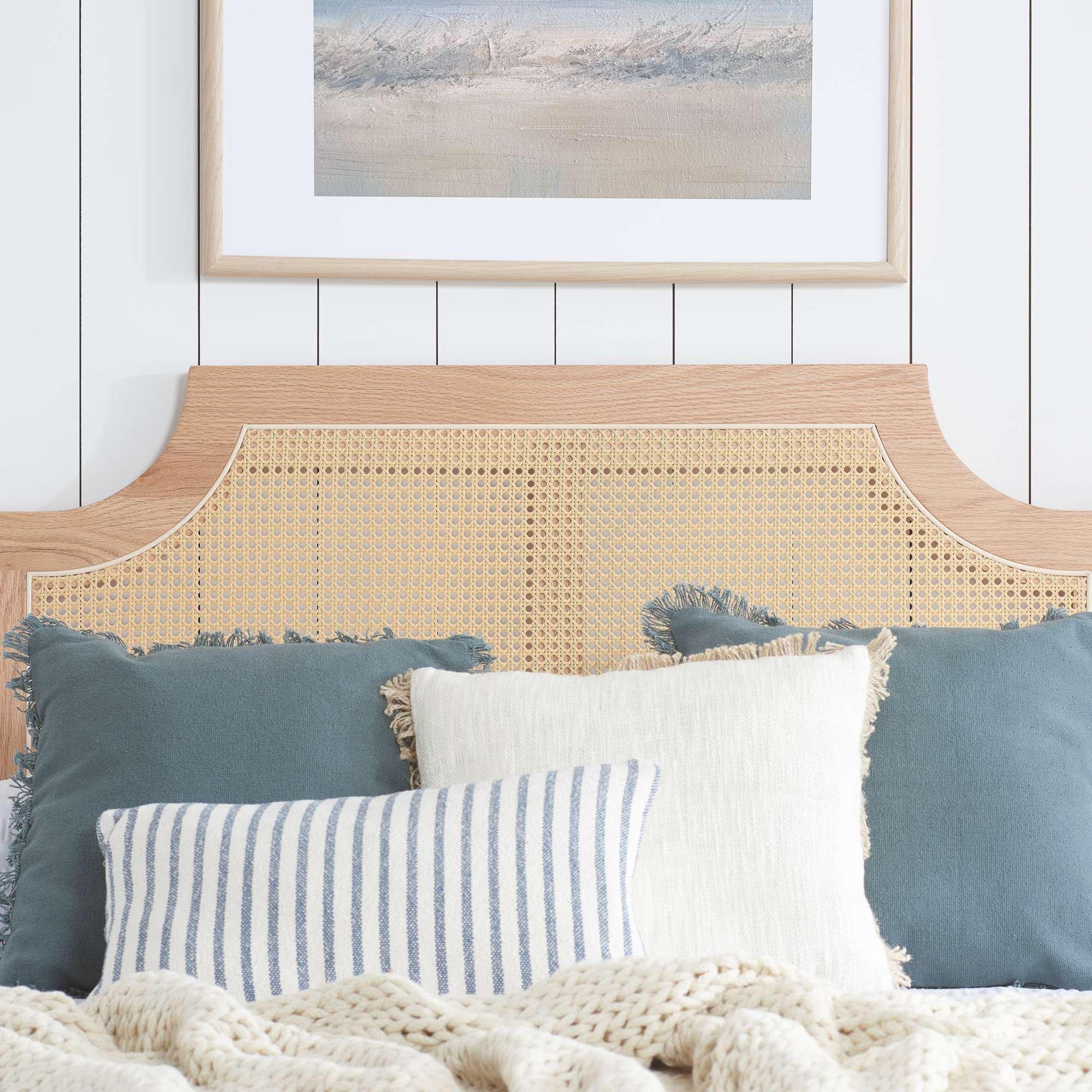 Oak - Birlea - Geneva Rattan Bed - 3