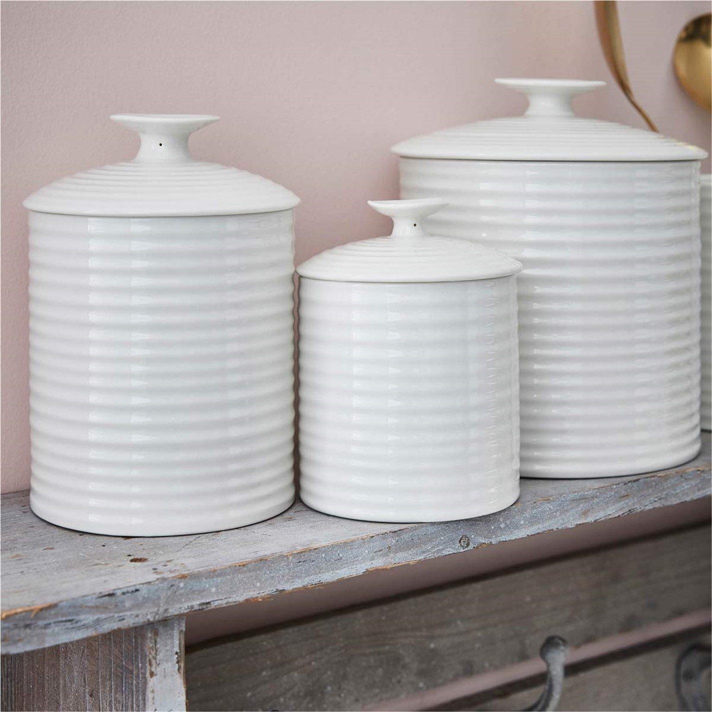 White - Portmeirion - Sophie Conran Medium Storage Jar White - 7