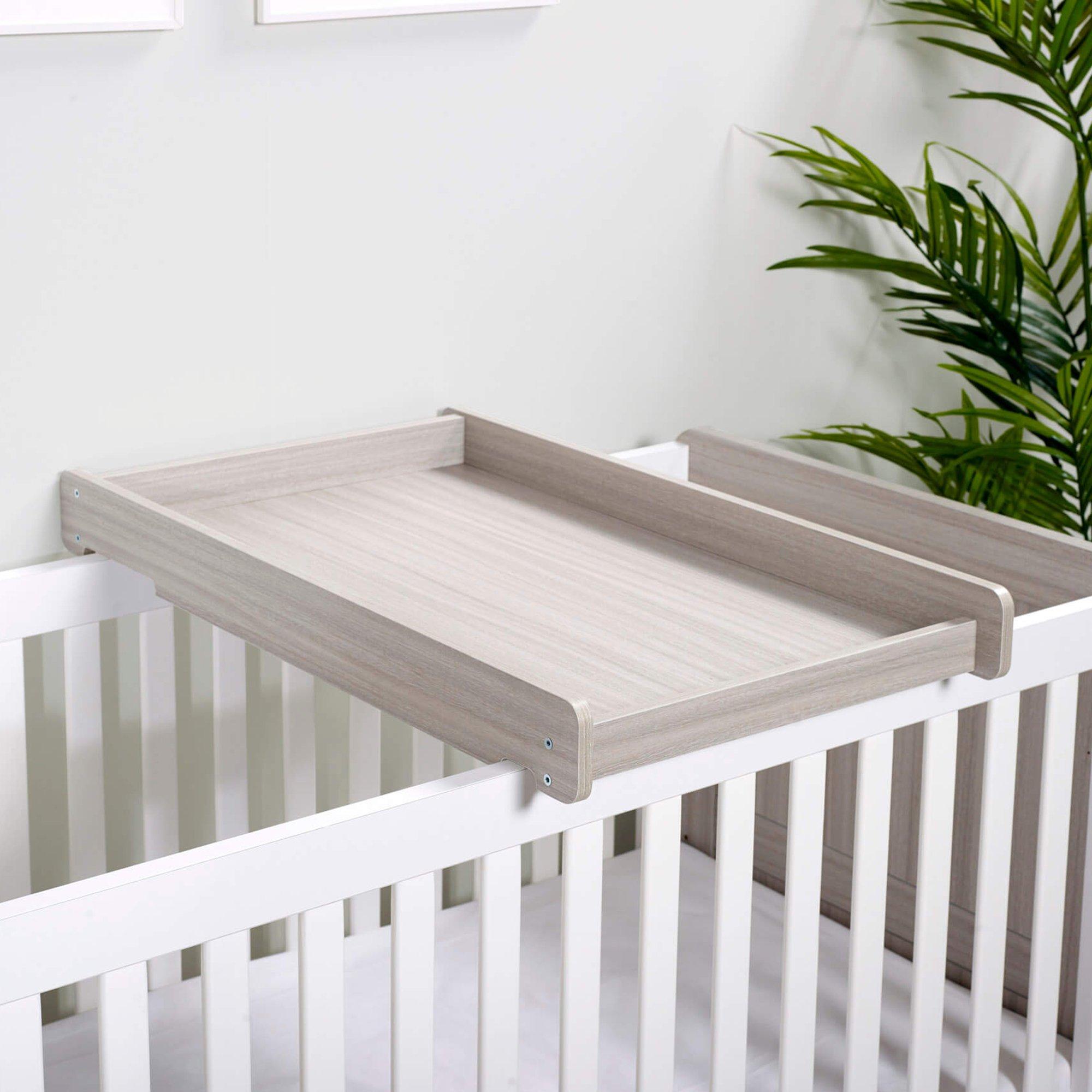 Ash Grey - Ickle Bubba - Pembrey Cot Top Changer - 1