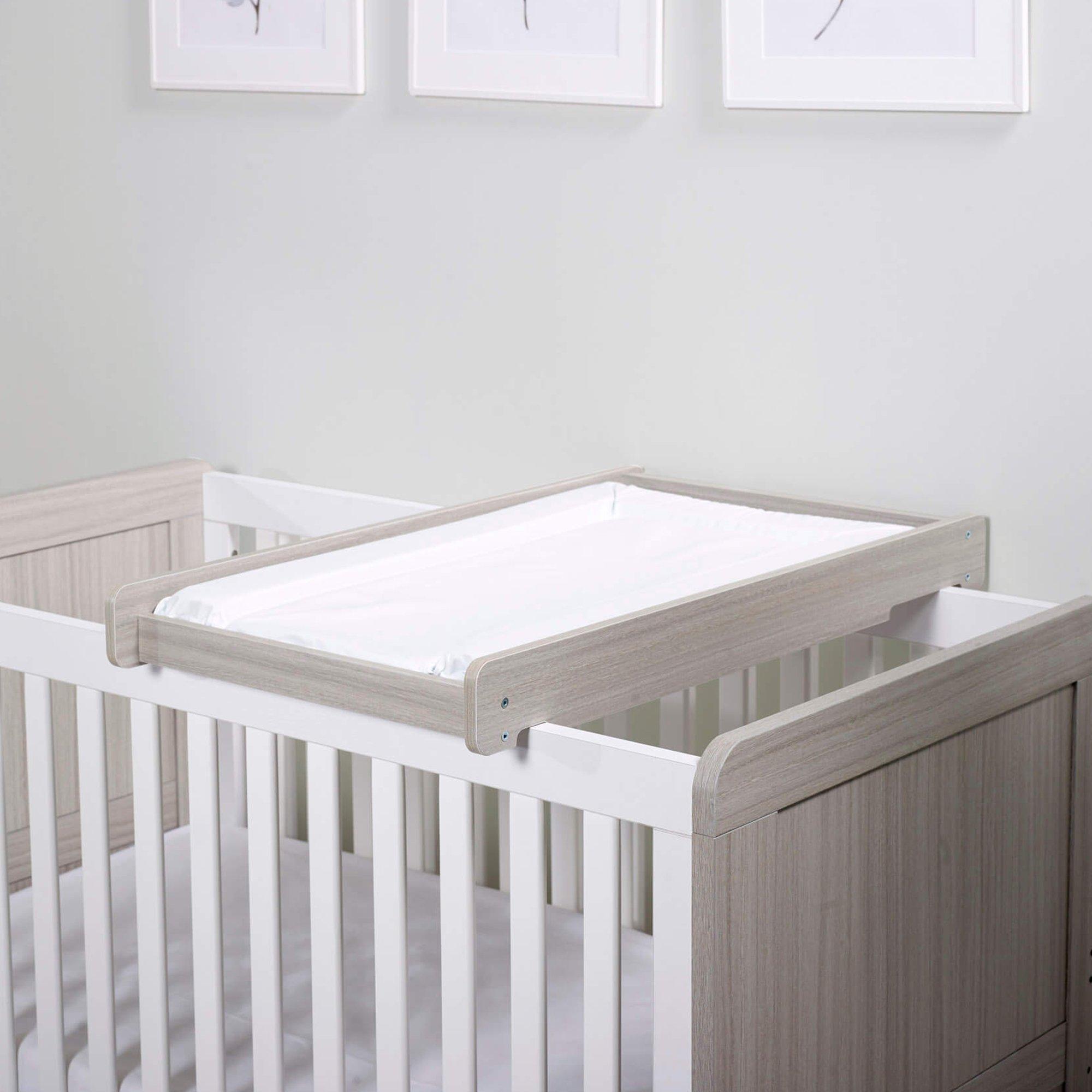 Ash Grey - Ickle Bubba - Pembrey Cot Top Changer - 2