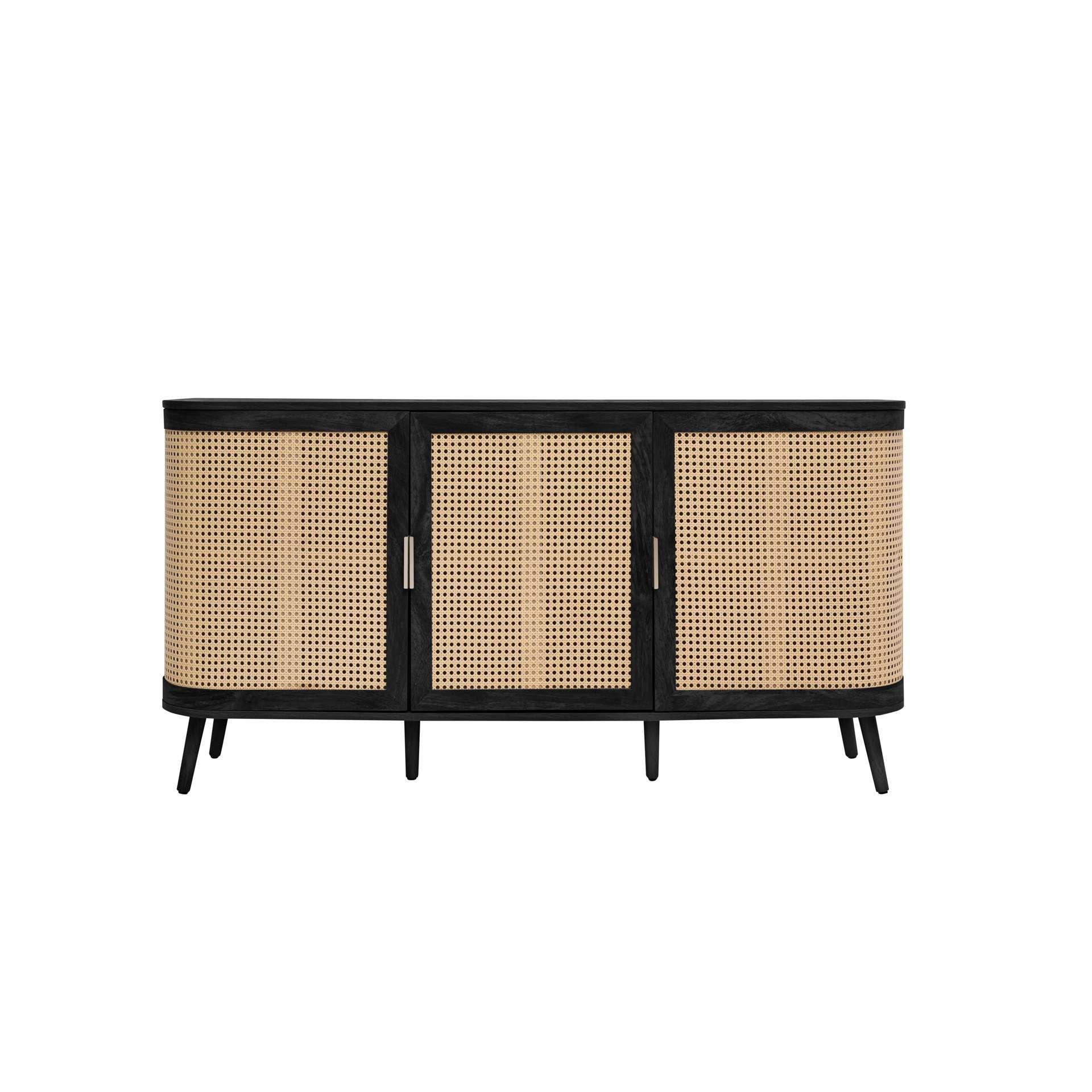 Black - Birlea - Noah 3 Door Sideboard - 13
