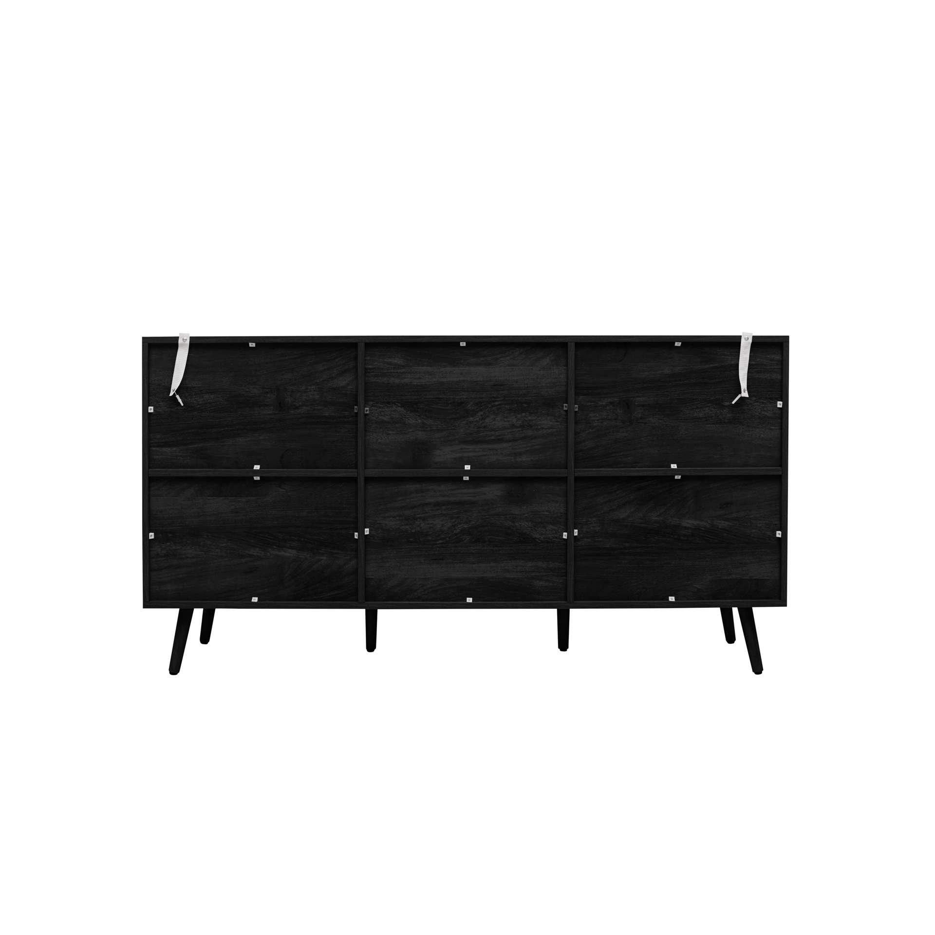 Black - Birlea - Noah 3 Door Sideboard - 15