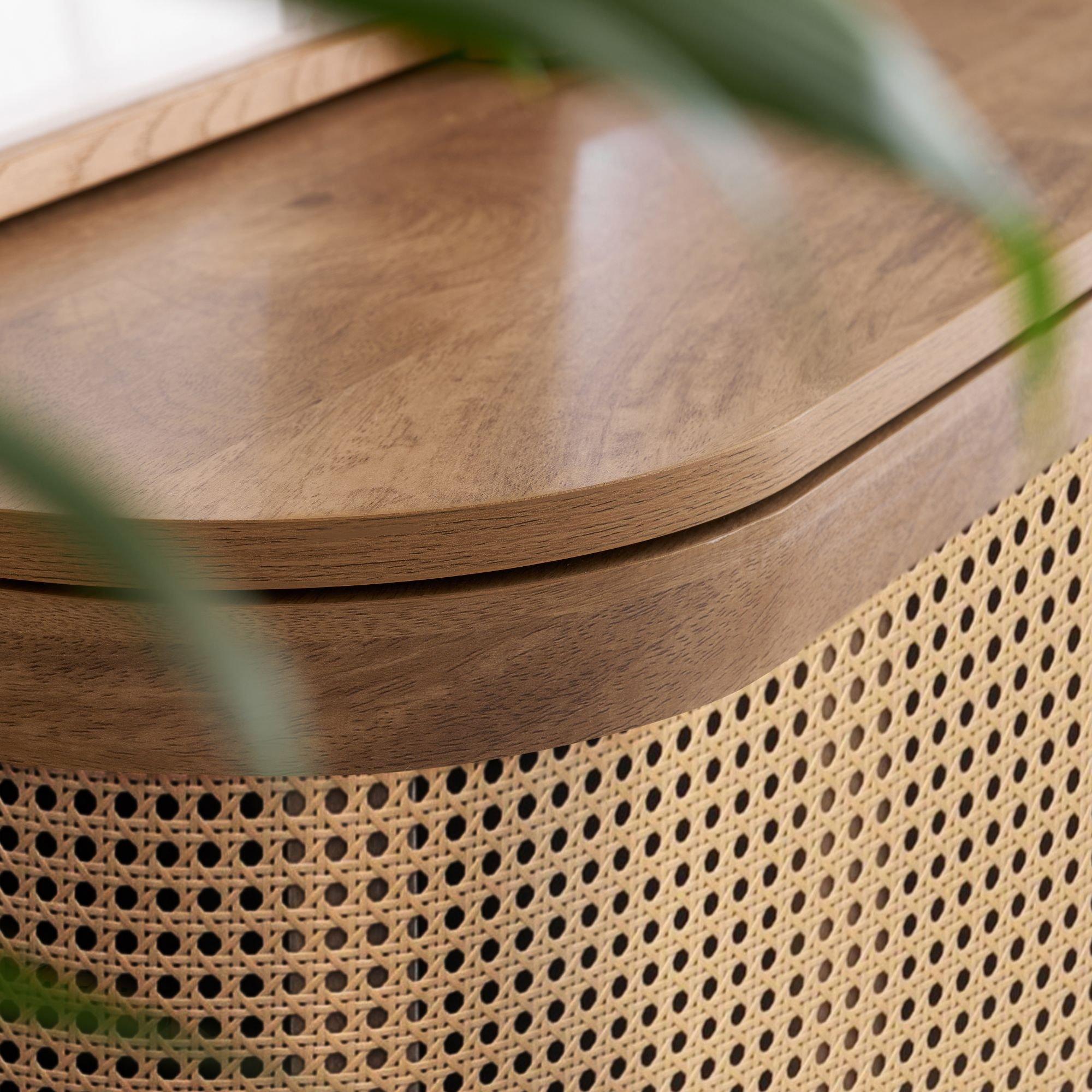 Oak - Birlea - Noah 3 Door Sideboard - 4