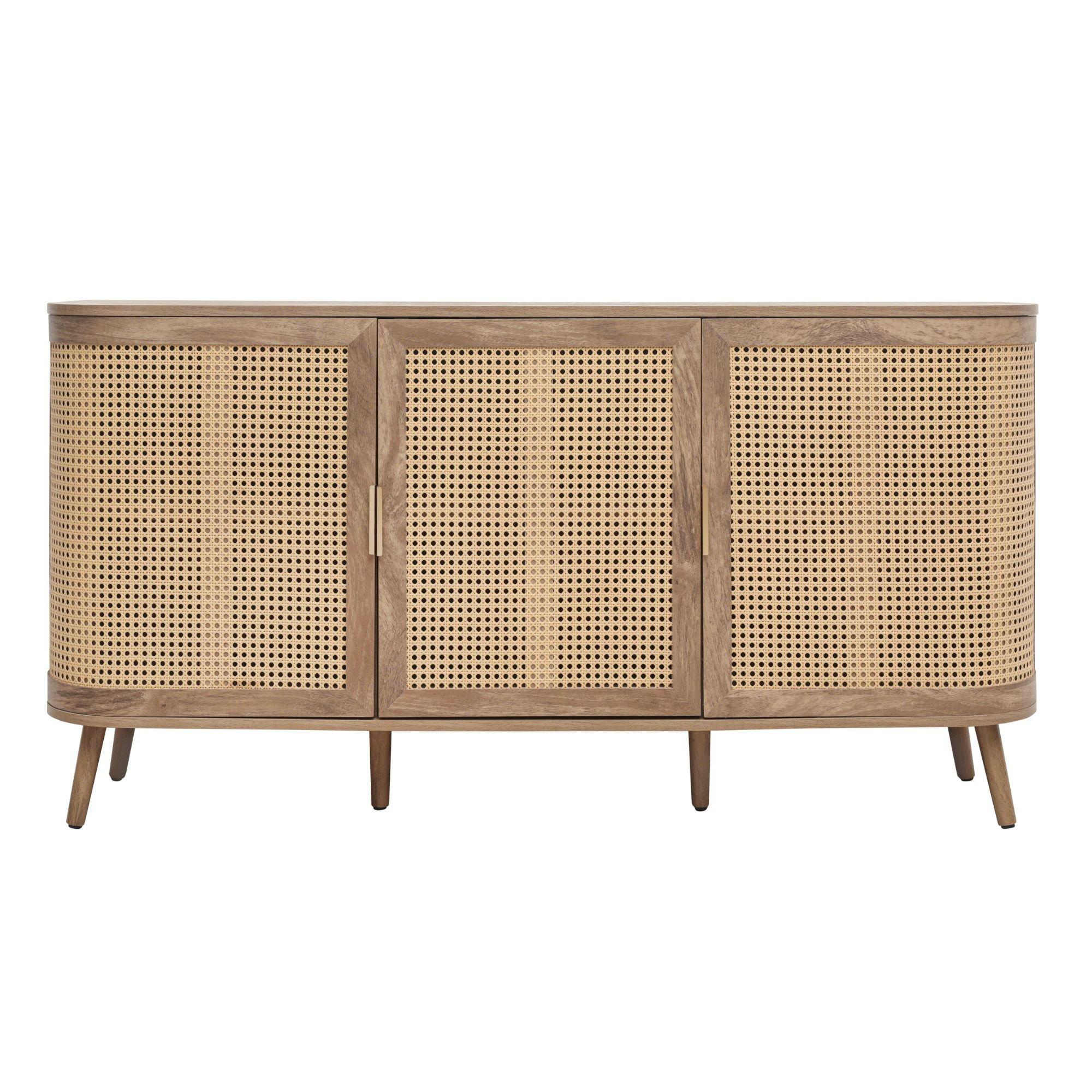 Oak - Birlea - Noah 3 Door Sideboard - 6