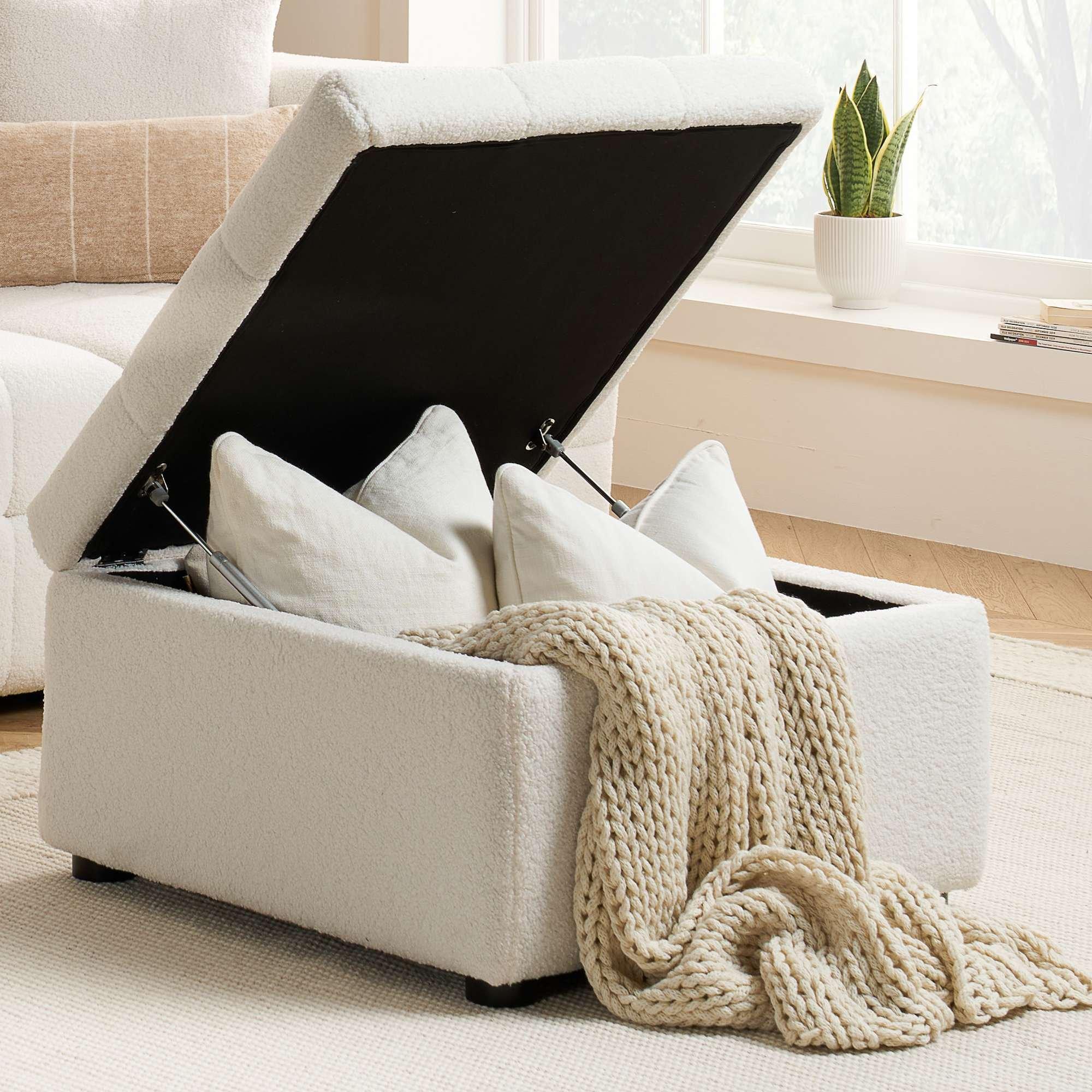 White Boucle - Birlea - Milo Modular Sofa Sets - 16