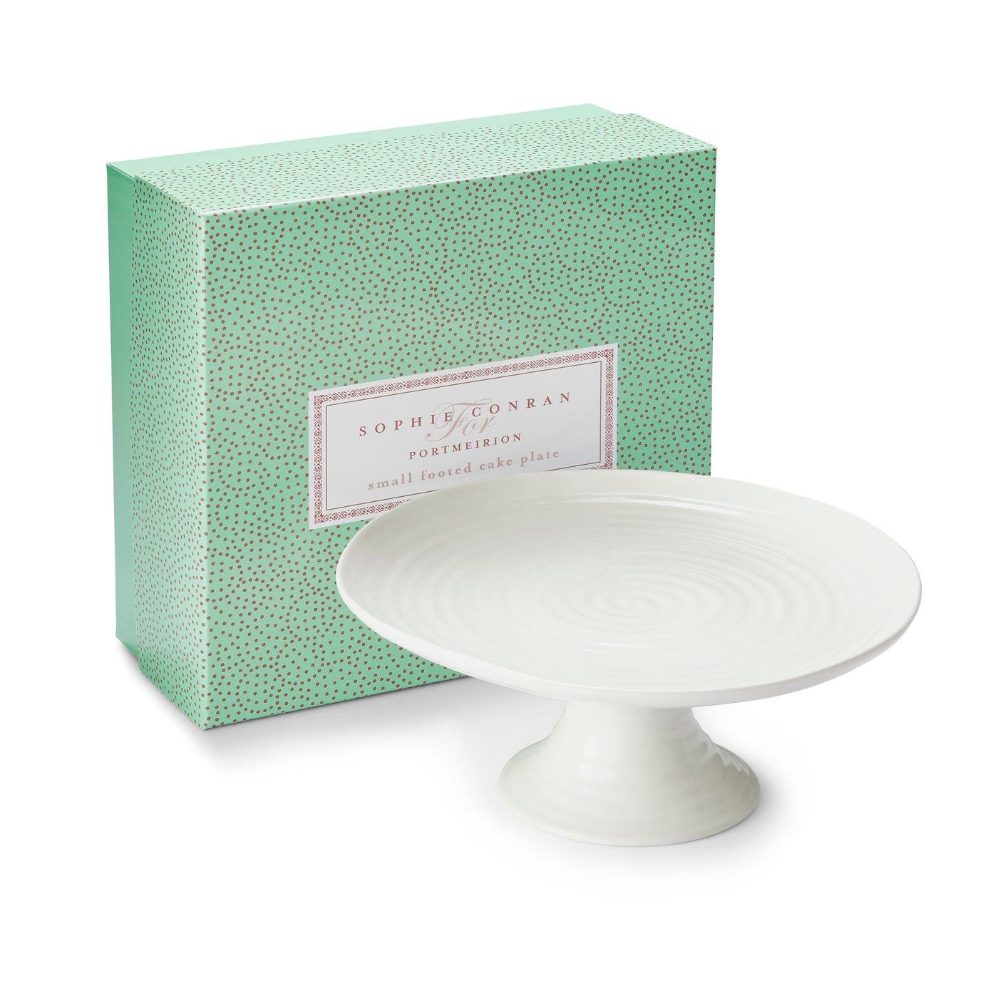 Portmeirion  Sophie Conran Small Footed Cake Plate White