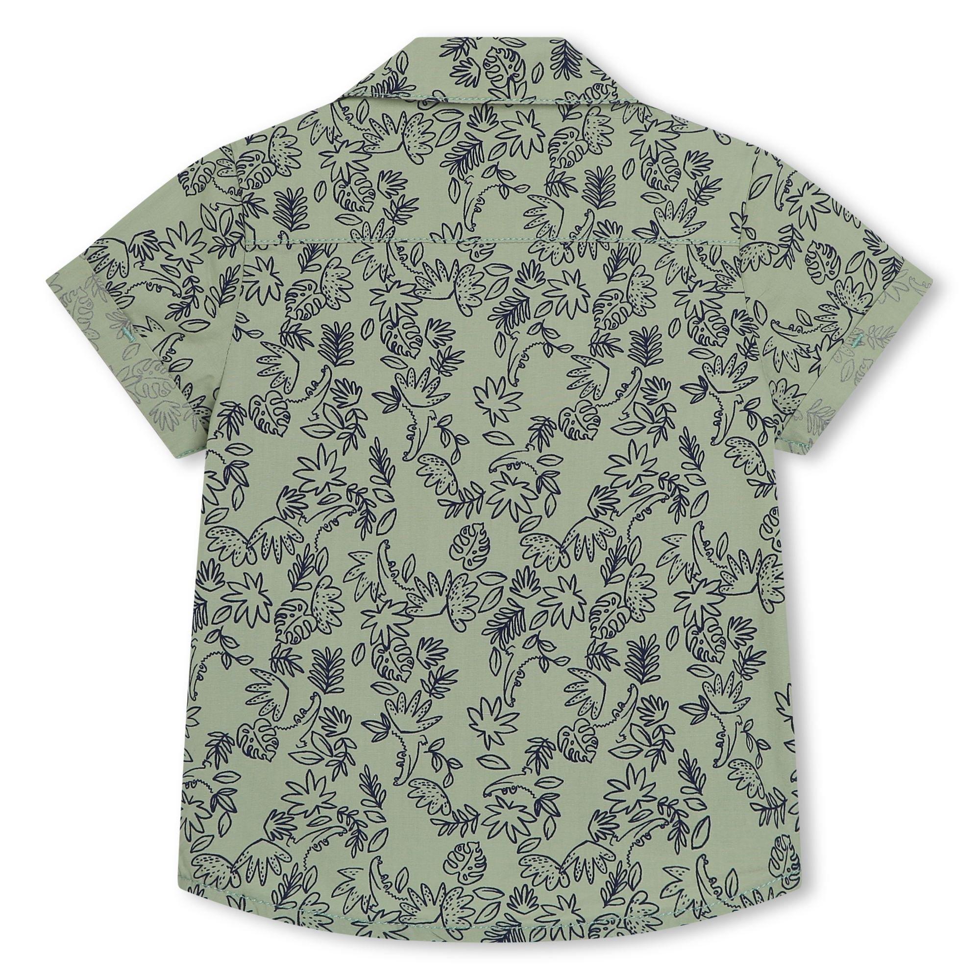 Olive - Carrement Beau - Kids' Short-Sleeve Oxford Shirt - 2