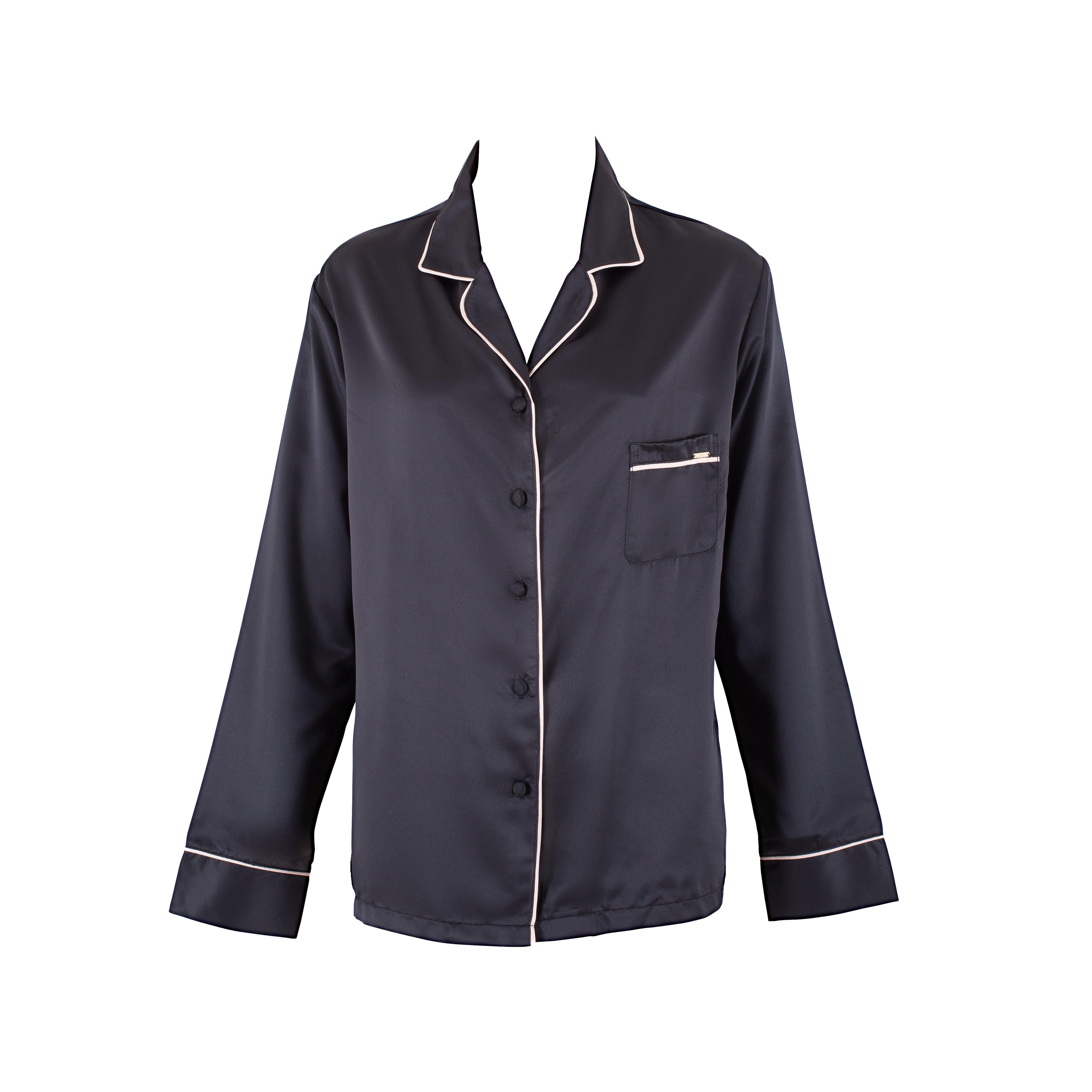 Black/Pink - Bluebella - Claudia Long Sleeve Pyjama Set - 11