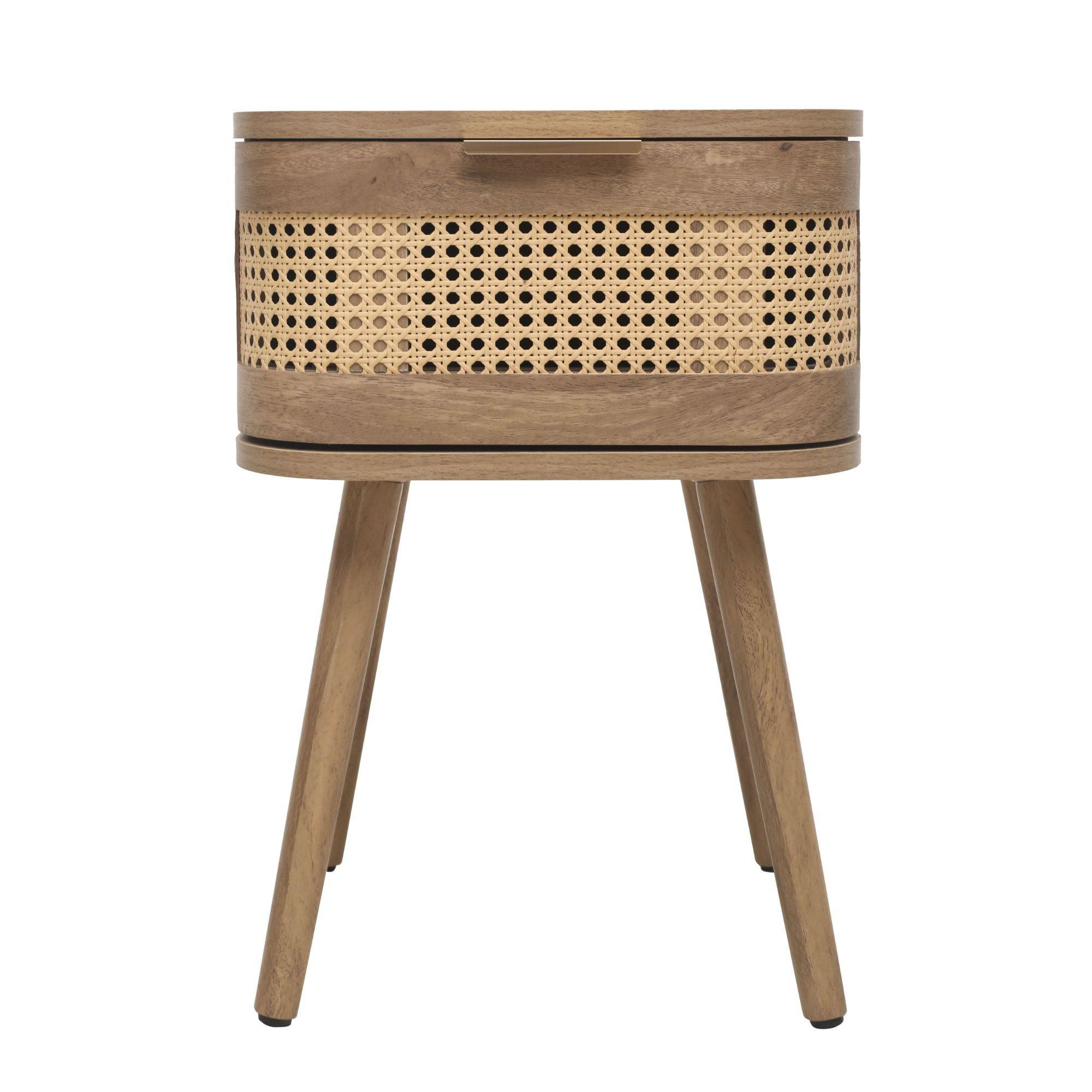 Oak - Birlea - Noah 1 Drawer Bedside - 5