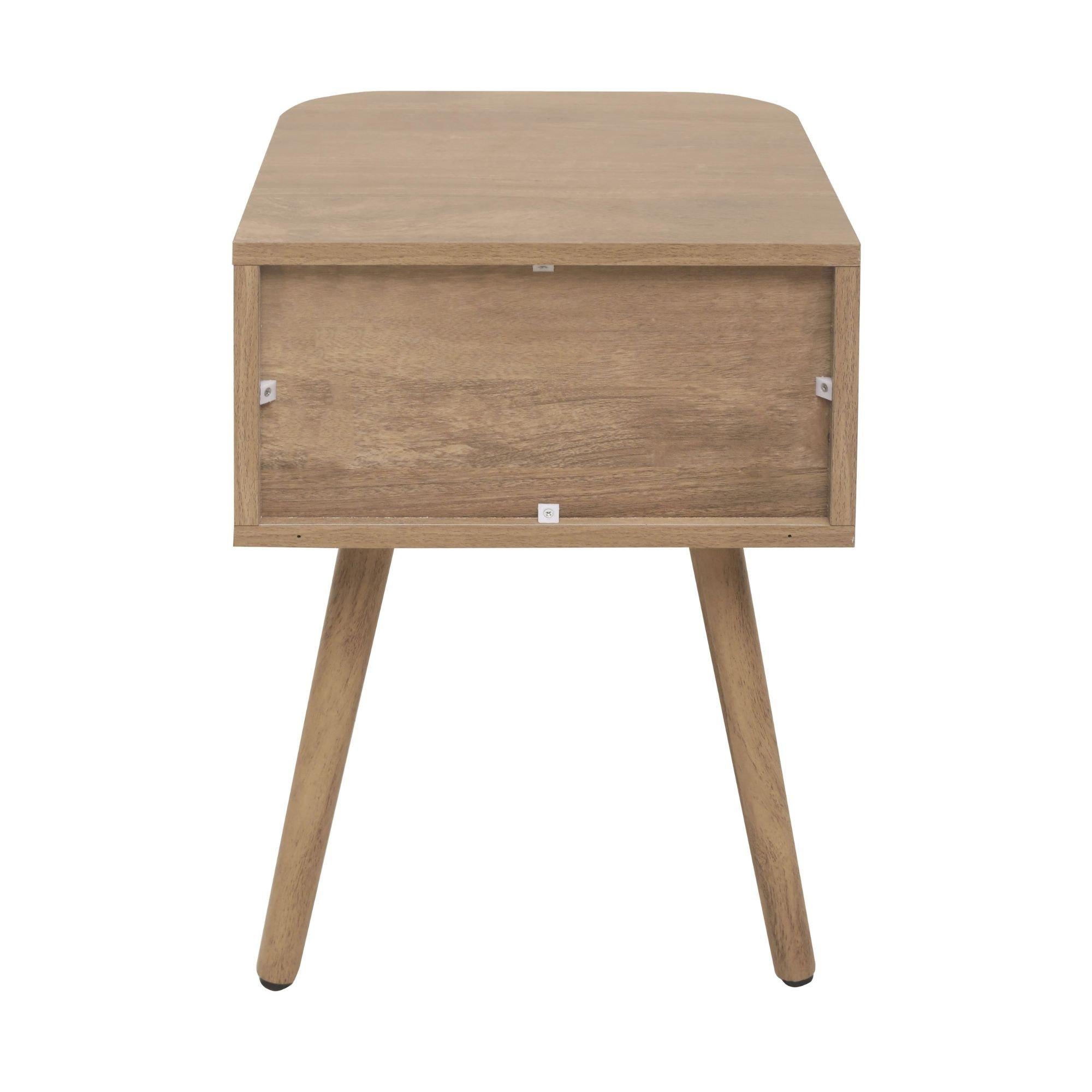 Oak - Birlea - Noah 1 Drawer Bedside - 7