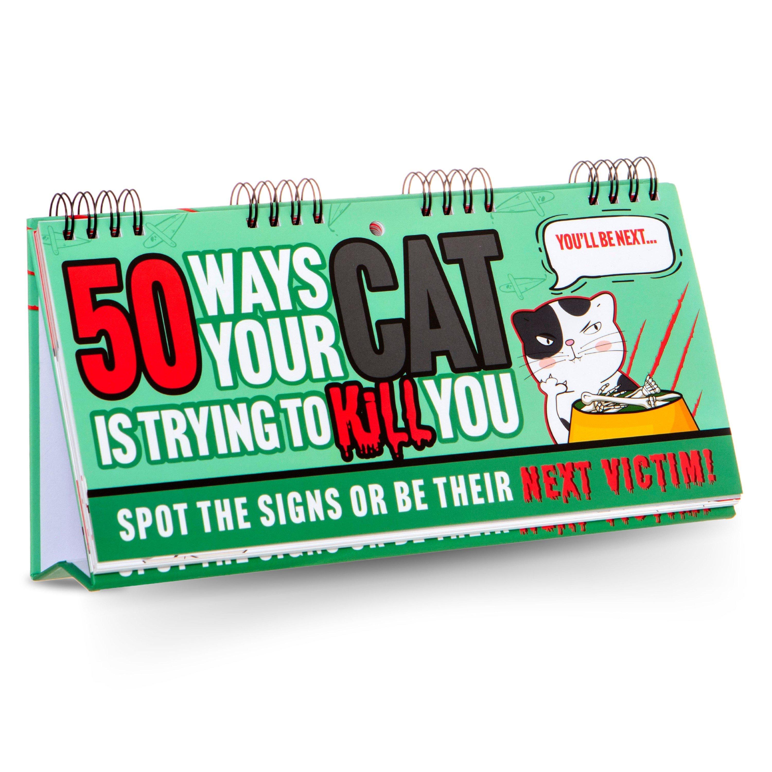 Multi - Boxer Gifts - 50 Ways Your Cat Is Trying To Kill You Flipbook - 1