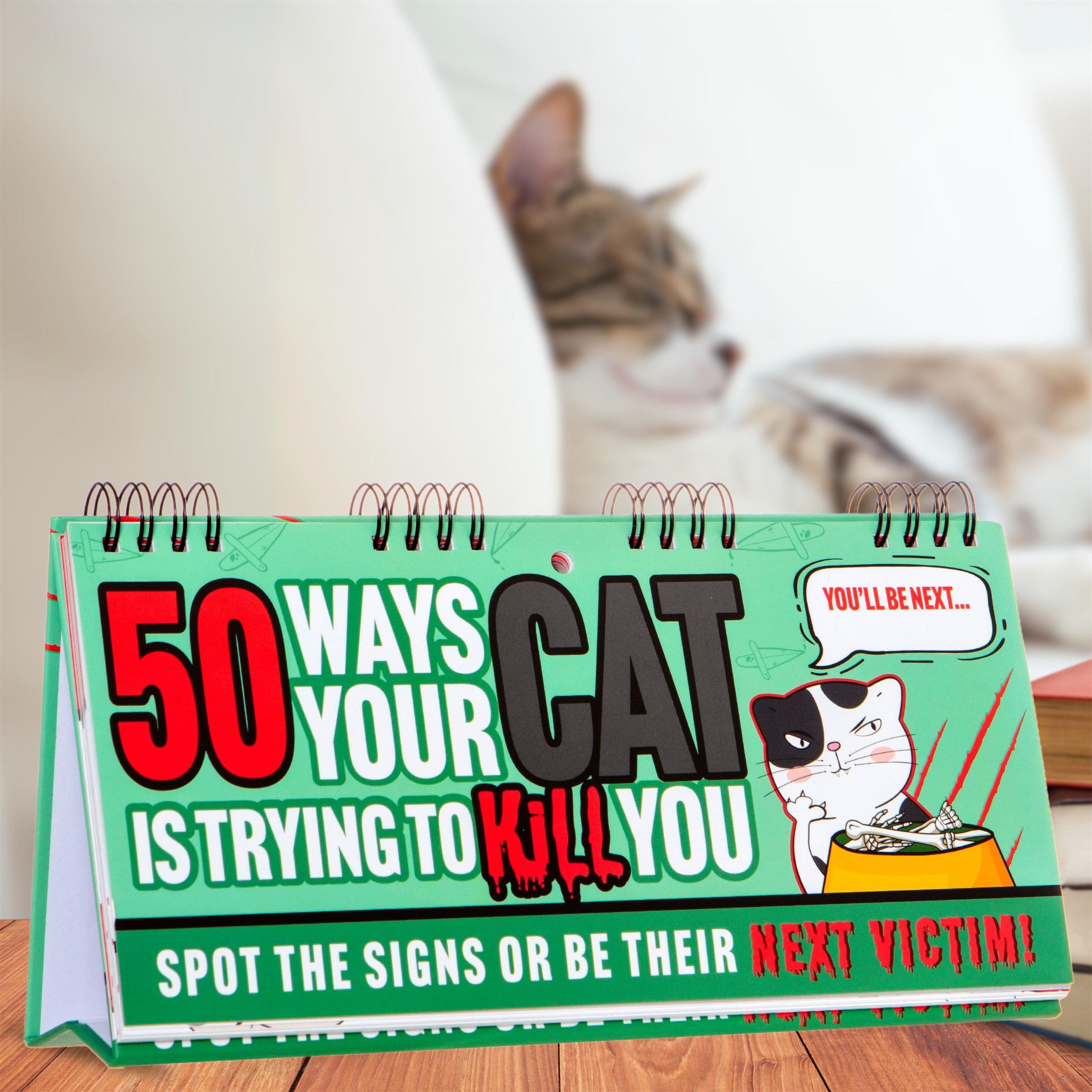 Multi - Boxer Gifts - 50 Ways Your Cat Is Trying To Kill You Flipbook - 2