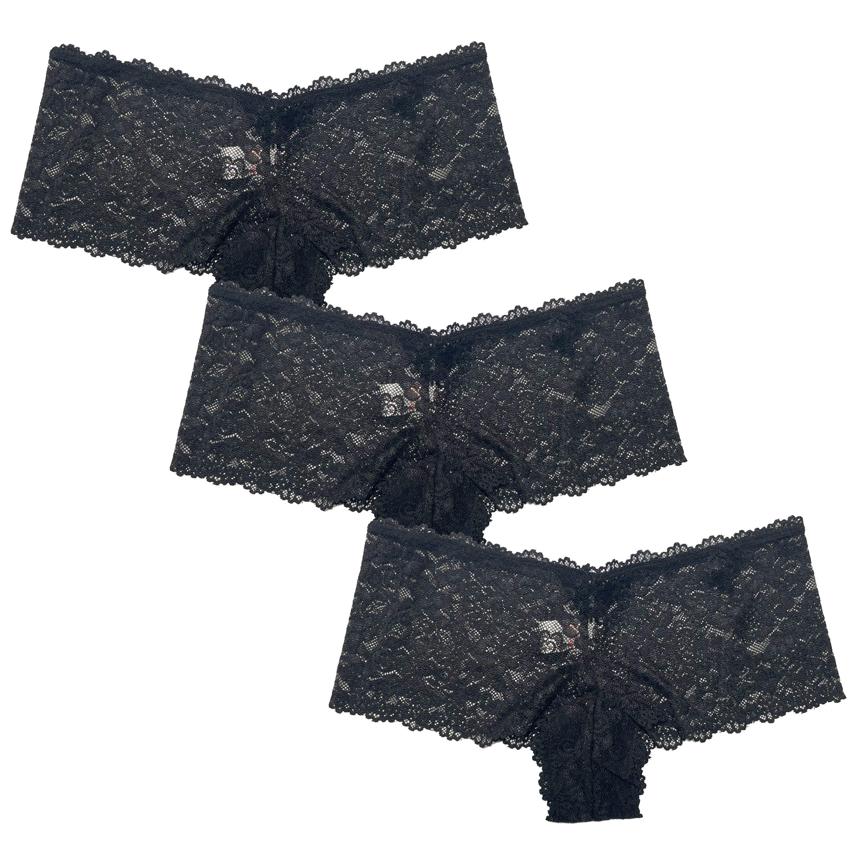 Black - Be You - 3 pack Lace Short Brief - 1