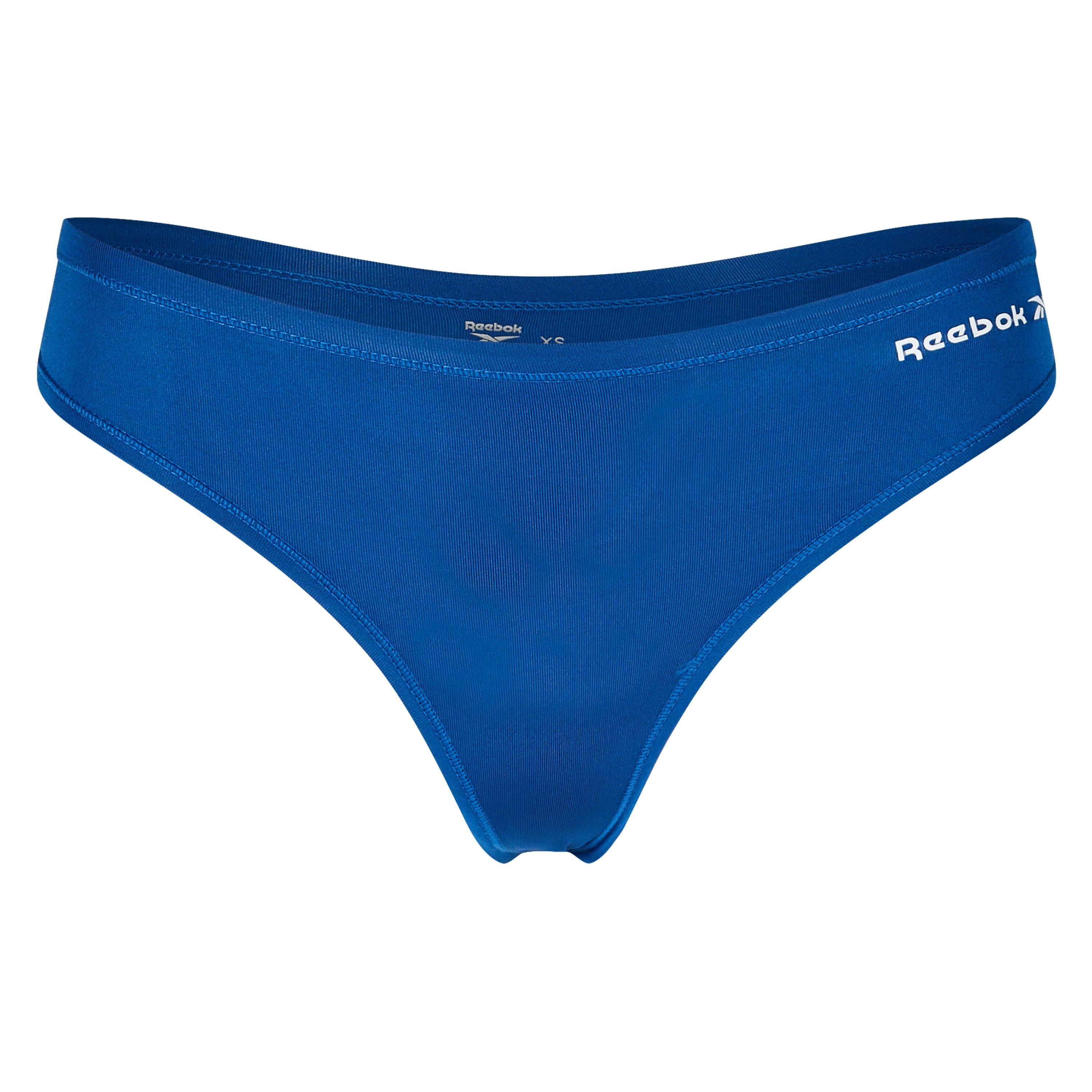 Mornarsko plava/Narančasta/Plava - Reebok - Pack Thong Underwear - 3