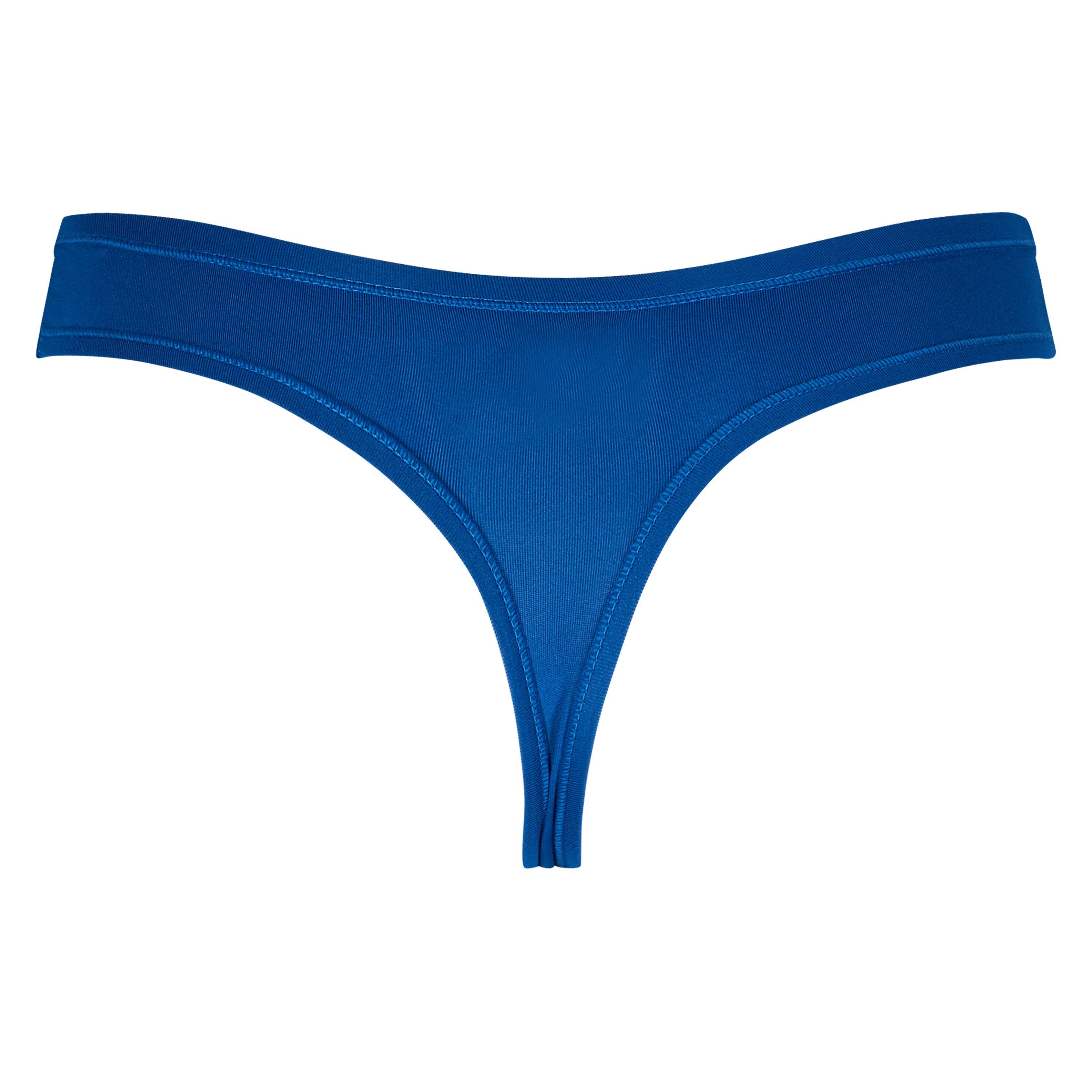 Mornarsko plava/Narančasta/Plava - Reebok - Pack Thong Underwear - 8