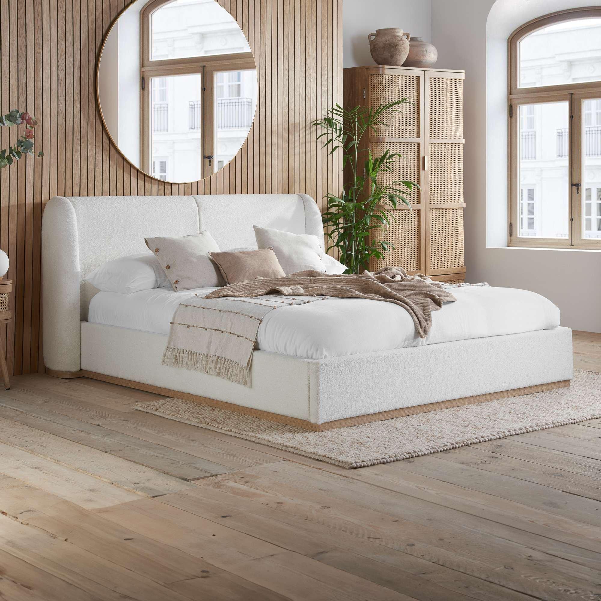 Birlea  Eden Bed White Boucle - King