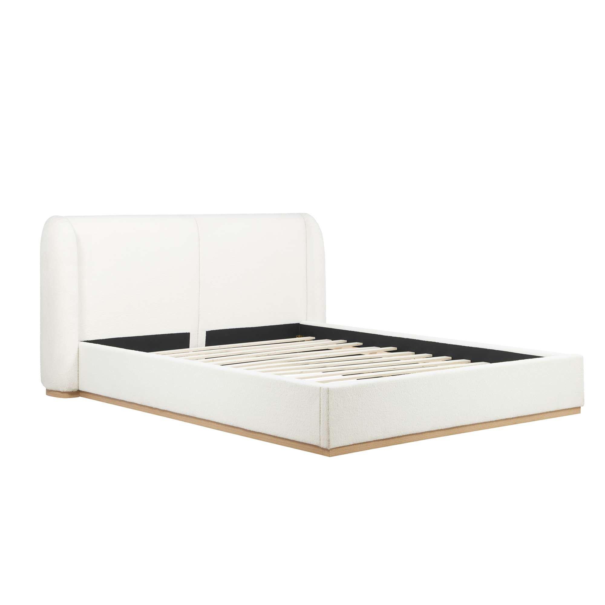 White Boucle - Birlea - Eden White Boucle Bed - 7