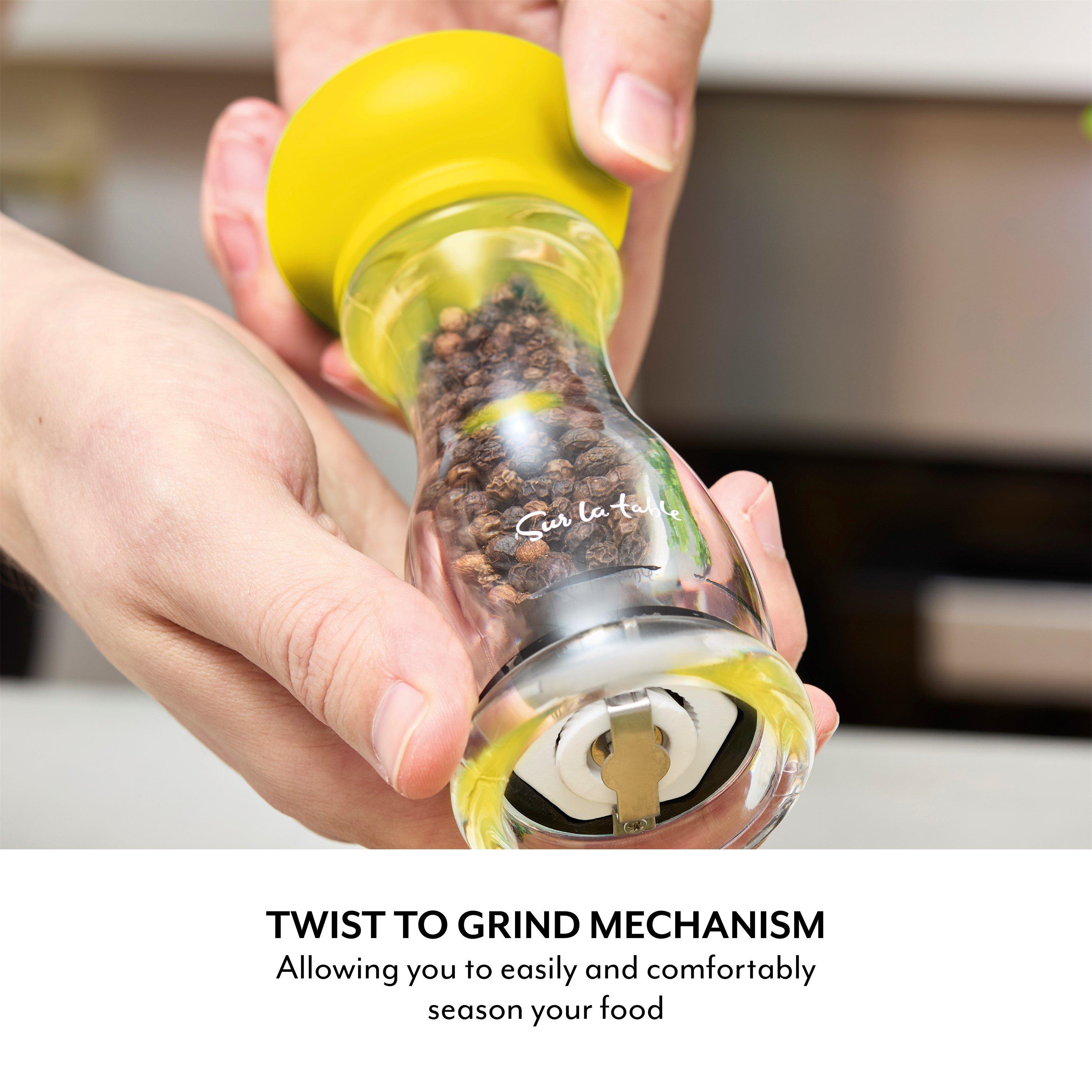 Yellow - SURLATABLE - 2pc Salt and Pepper Mill Set - 3
