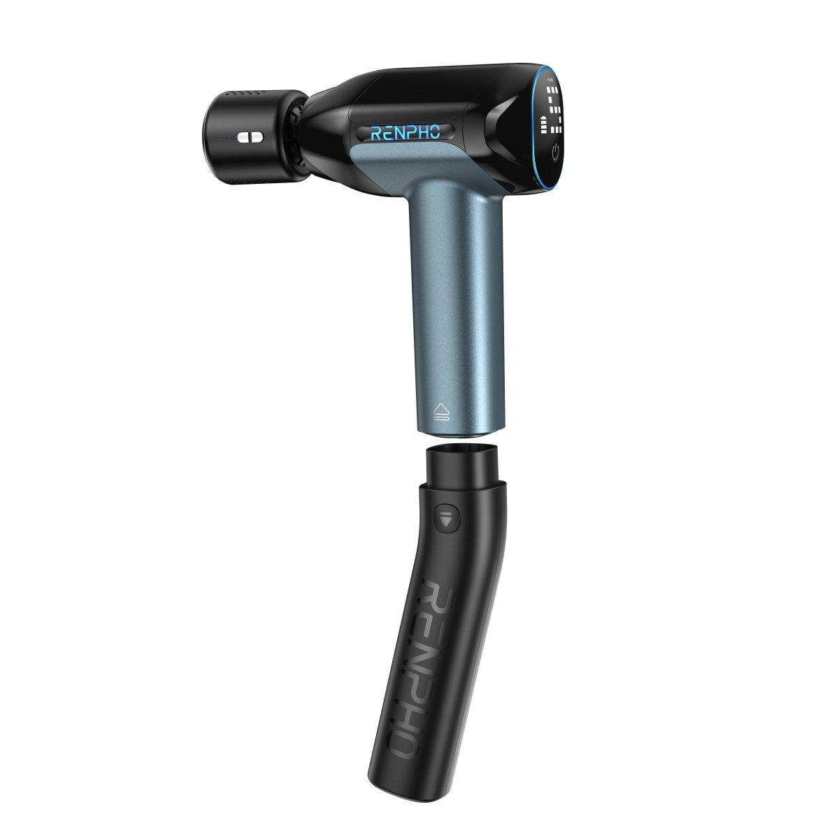 Black - Renpho - Renpho Reach 2 Thermacool Massage Gun - 1