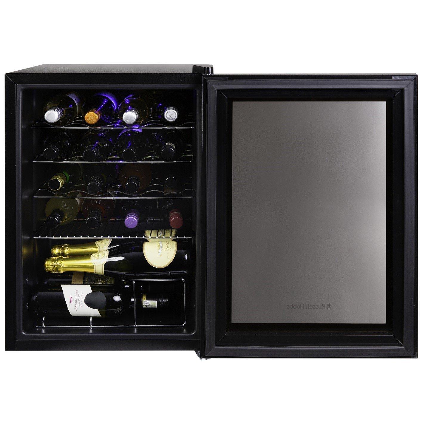 Mirror Black - Russell Hobbs - RH20WC201MR 20 Bottle Wine Cooler - Mirror Black - 13