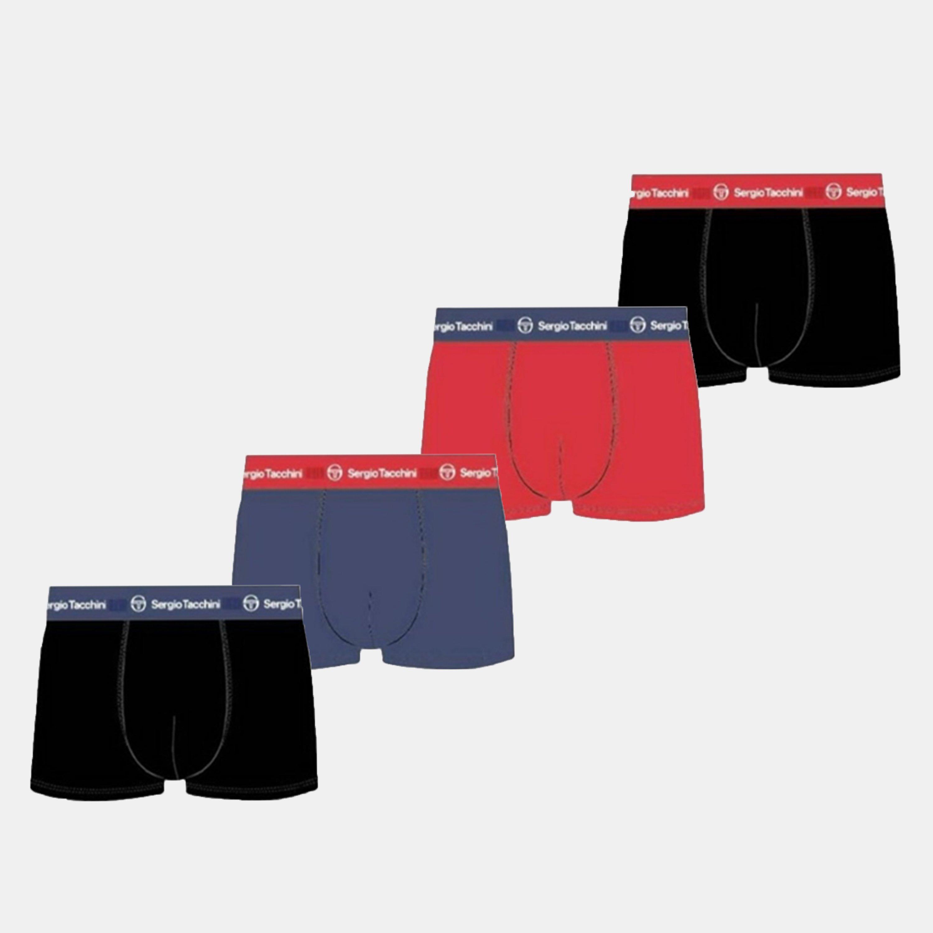 Sergio Tacchini Men's 4-Pack Boxers -  - X Large