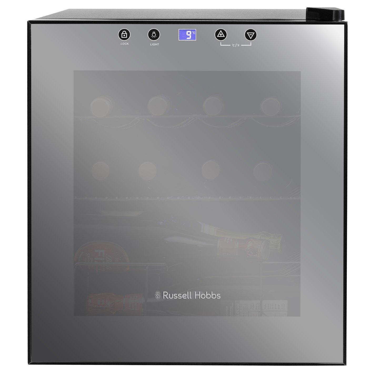 Russell Hobbs Freestanding Bottle Wine Cooler 46L with Touch Control RH15WC201MR in Black - Image 4