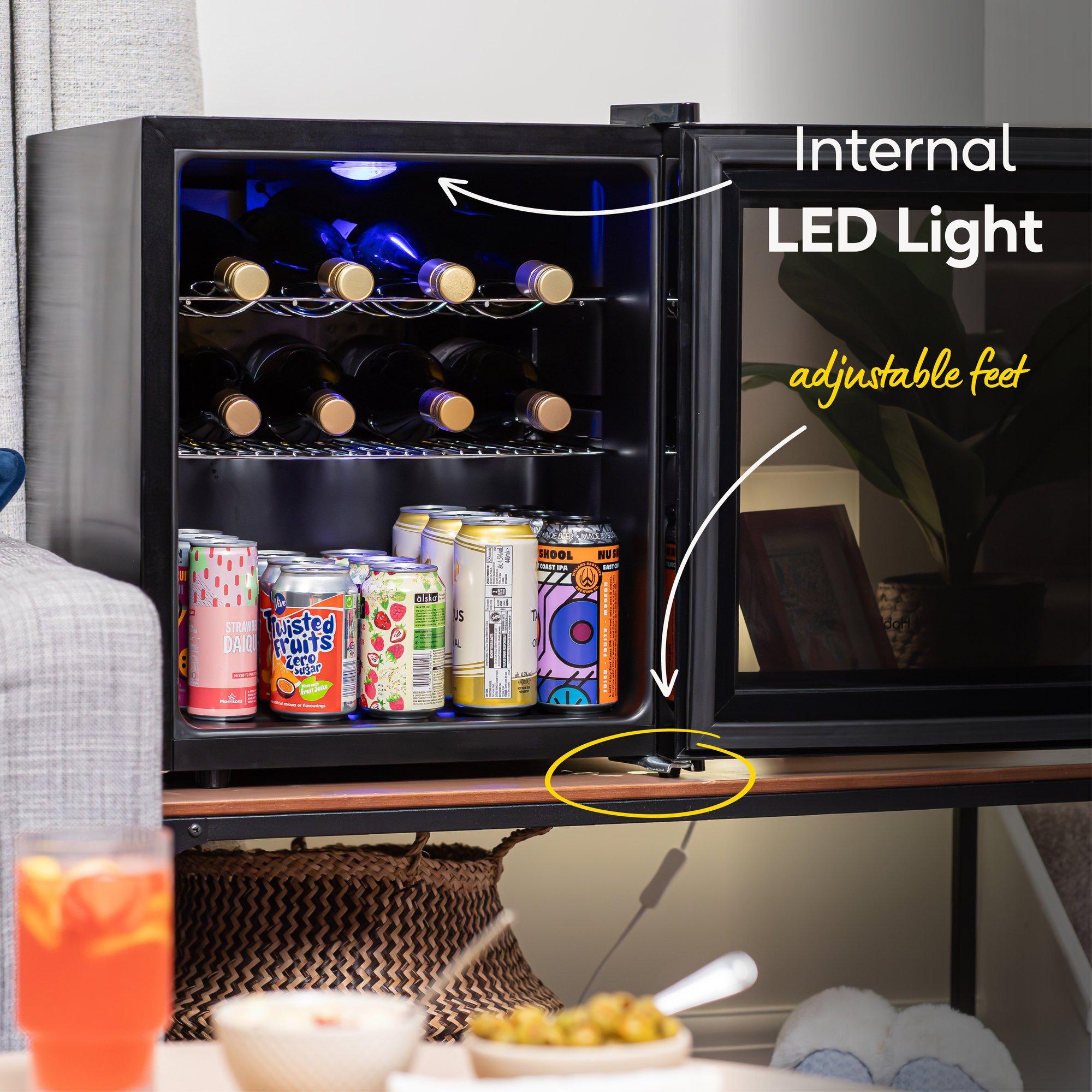 Mirror Black - Russell Hobbs - ® RH15WC201MR 12 Bottle Wine Cooler - 6