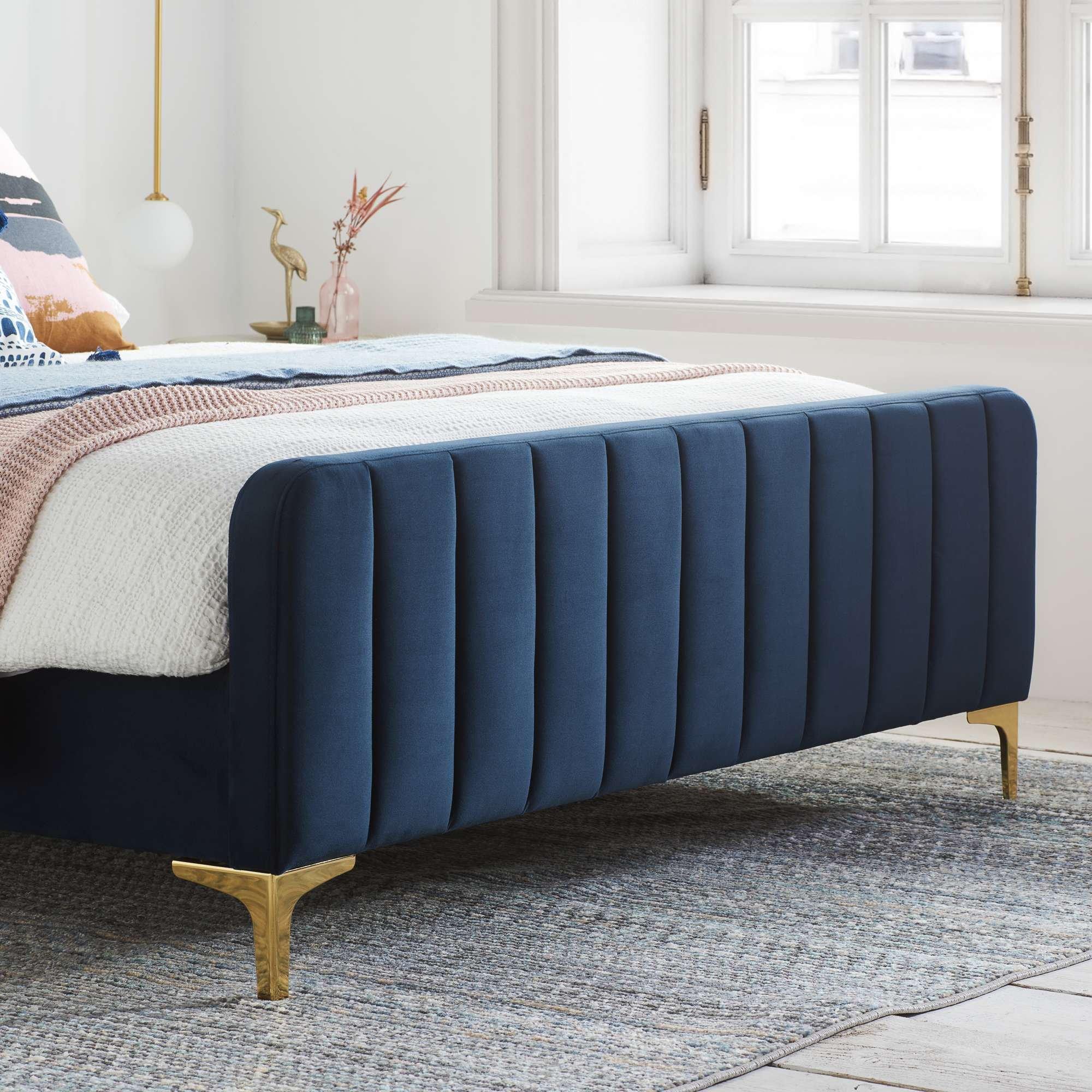 Midnight Blue - Birlea - Medina Midnight Blue Bed - 3
