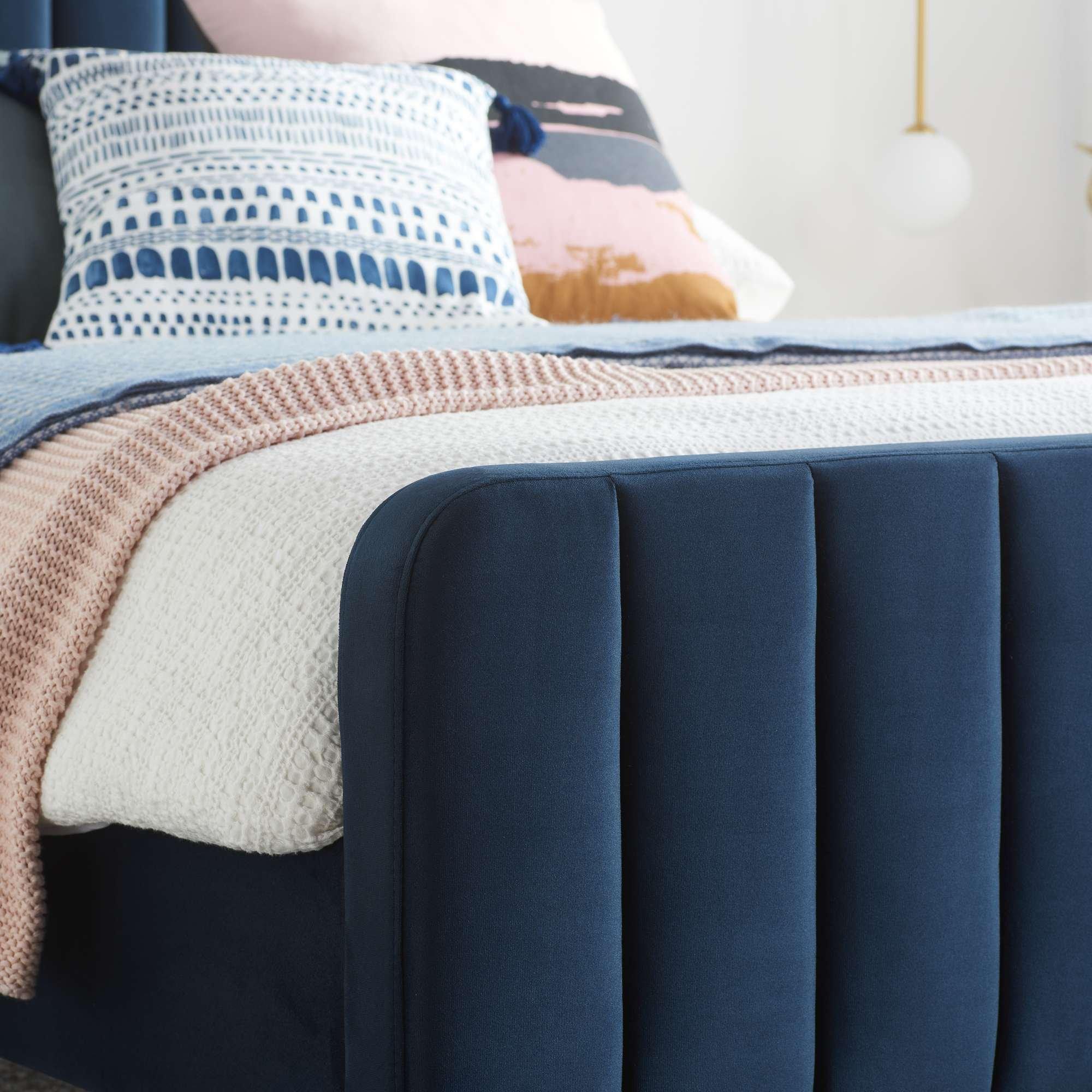 Midnight Blue - Birlea - Medina Midnight Blue Bed - 4