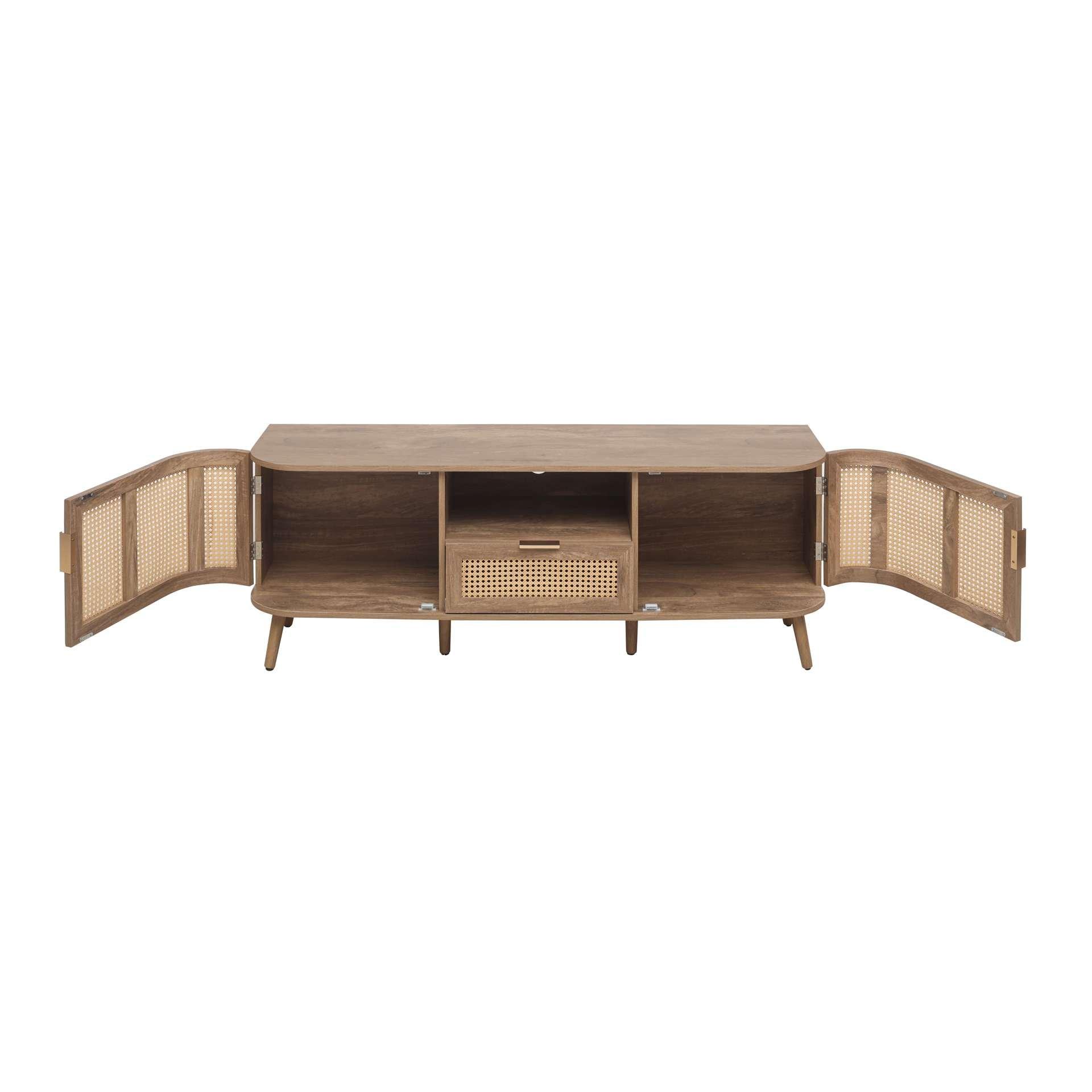 Oak - Birlea - Noah 2 Door 1 Drawer TV Unit - 15