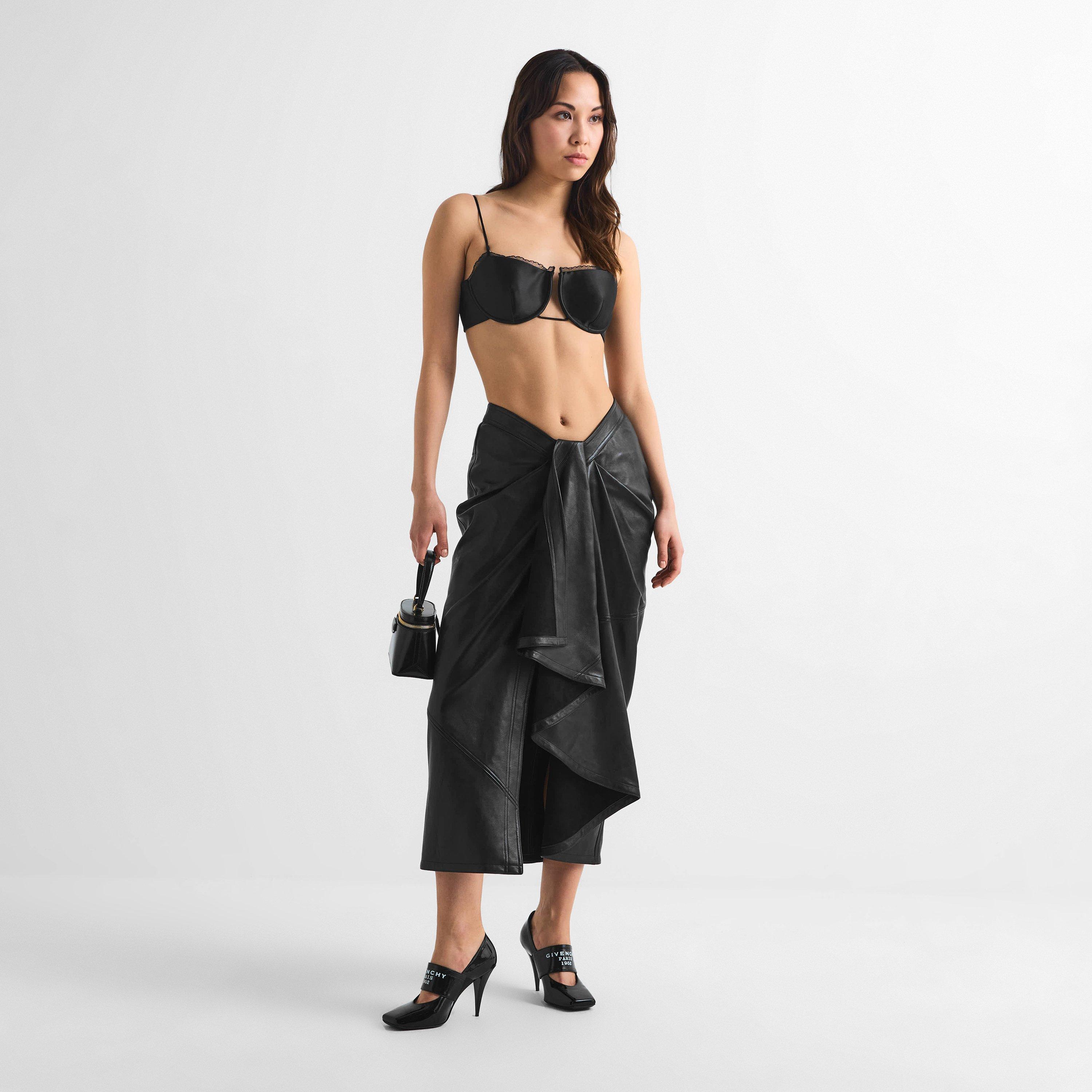 Black - GIVENCHY - Women's Woven Bralette - 6