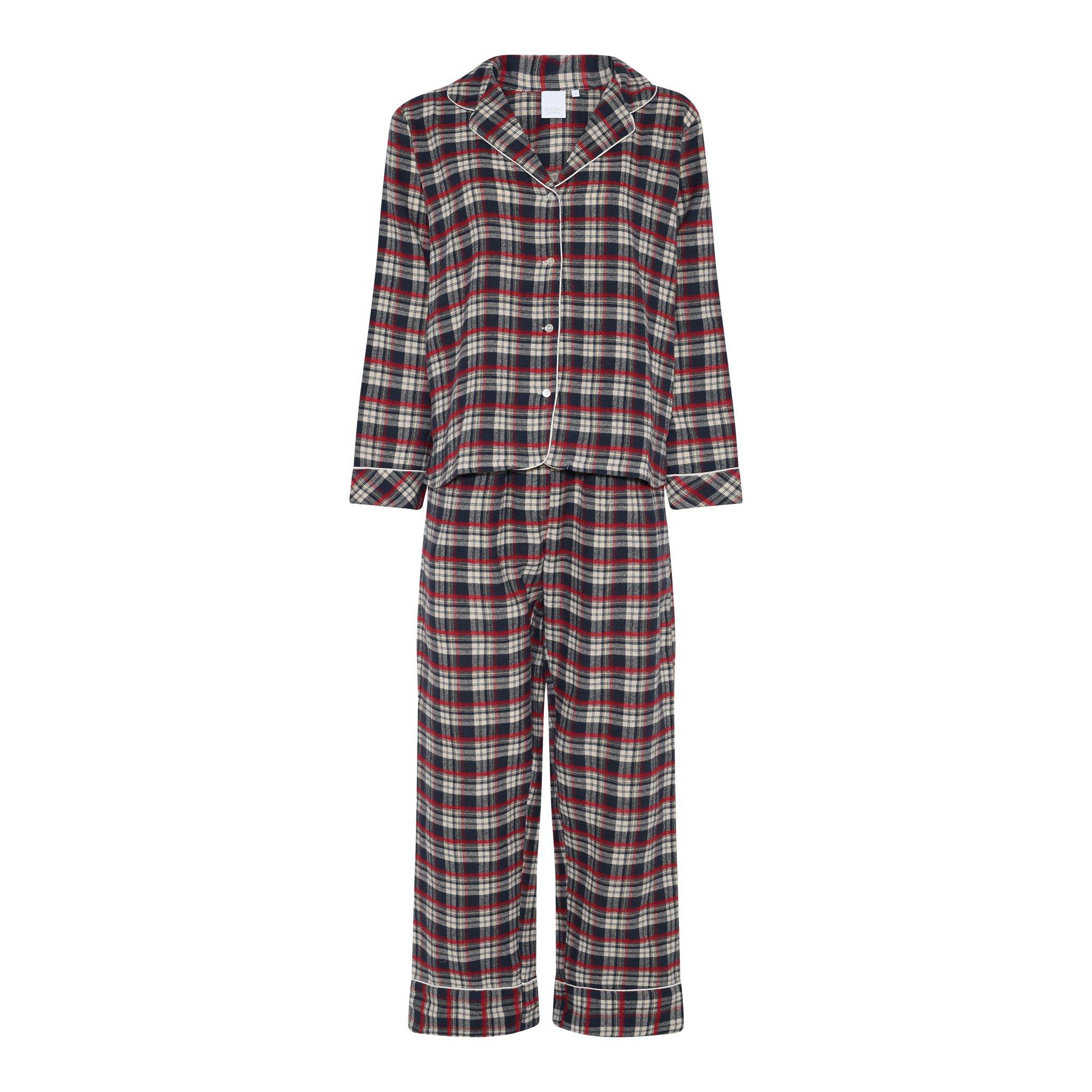 Parisian Night - CCDK - Women's Helga Check Long Sleeve Pyjama Set - 1