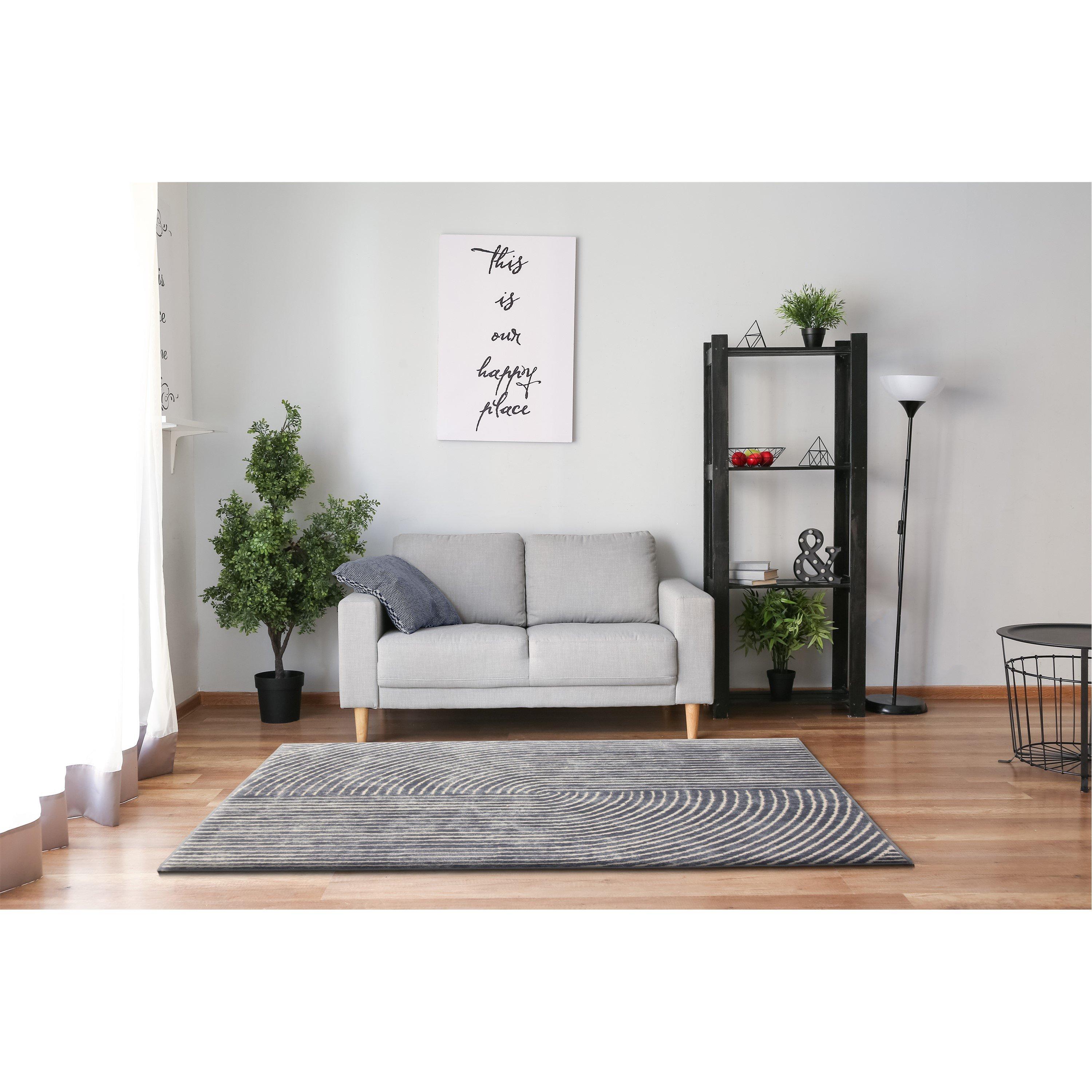 Navy - Arthouse - Muse Zen Navy 200 x 290cm Rug - 6