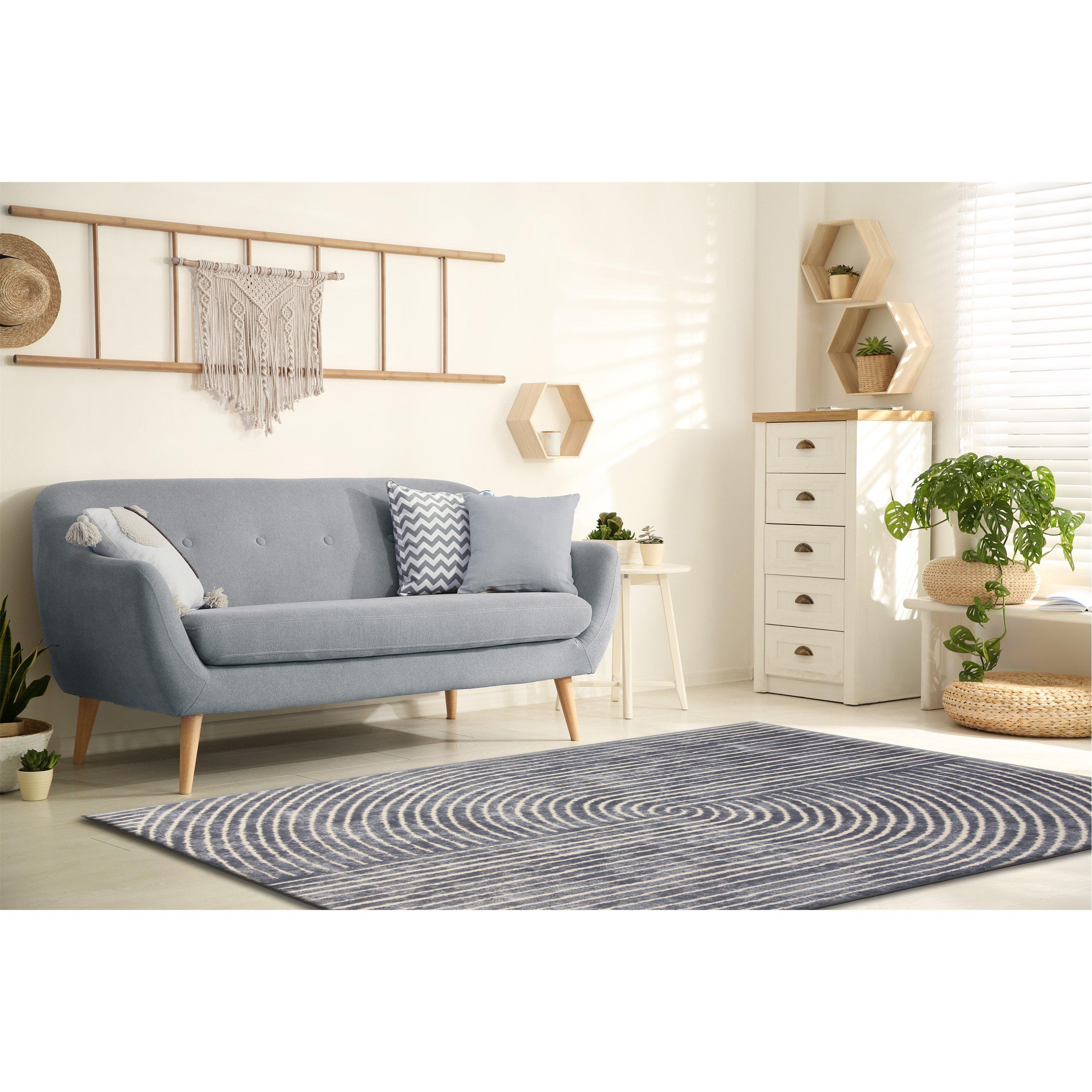 Navy - Arthouse - Muse Zen Navy 200 x 290cm Rug - 7