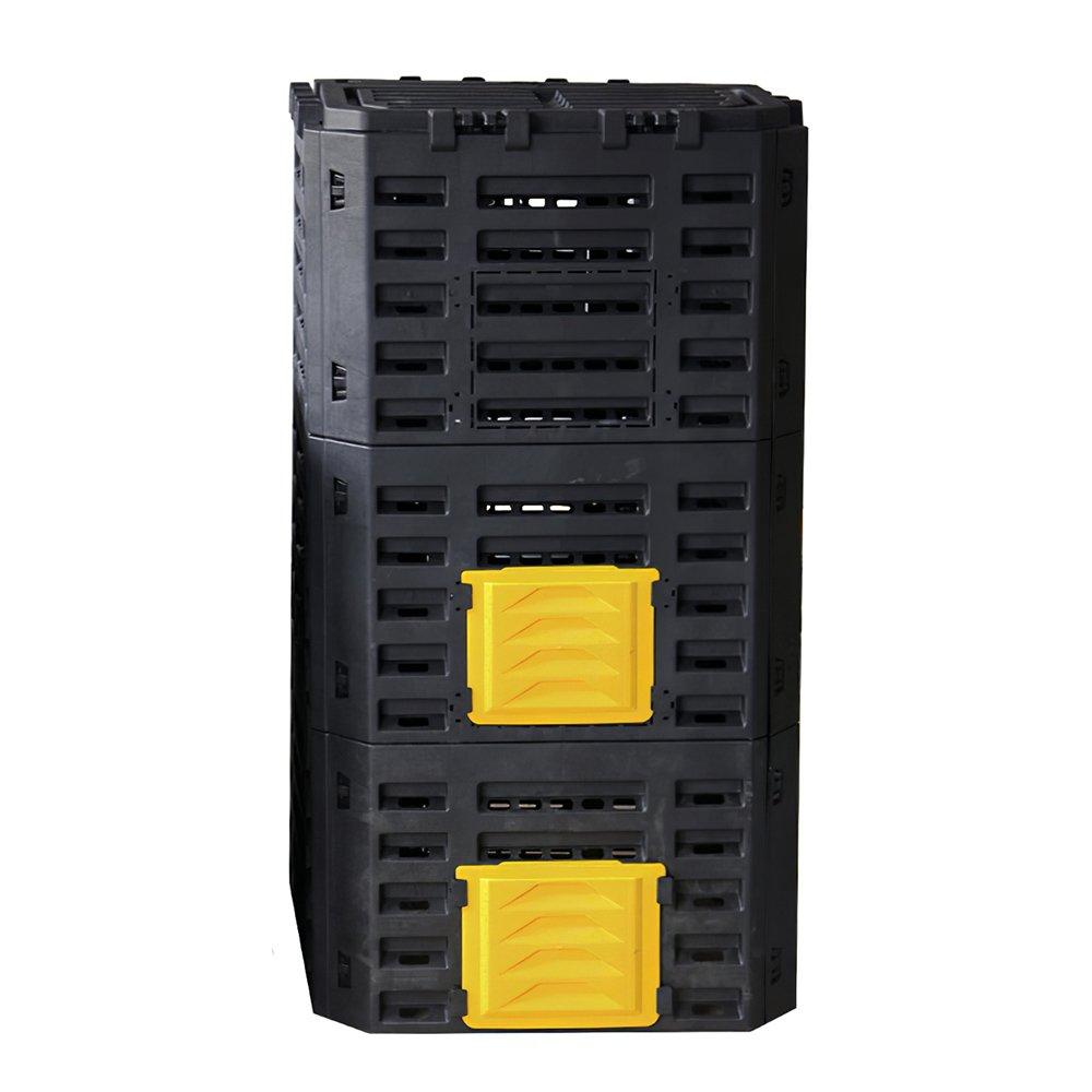 Black - Breeins - 500L Garden Compost Bin - 2