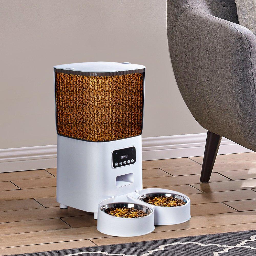 Kidkid Pet  5L Dual Power Supply Smart Pet Feeder - White
