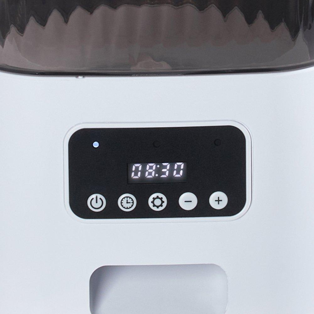 White - KIDKID PET - 5L Dual Power Supply Smart Pet Feeder - 6