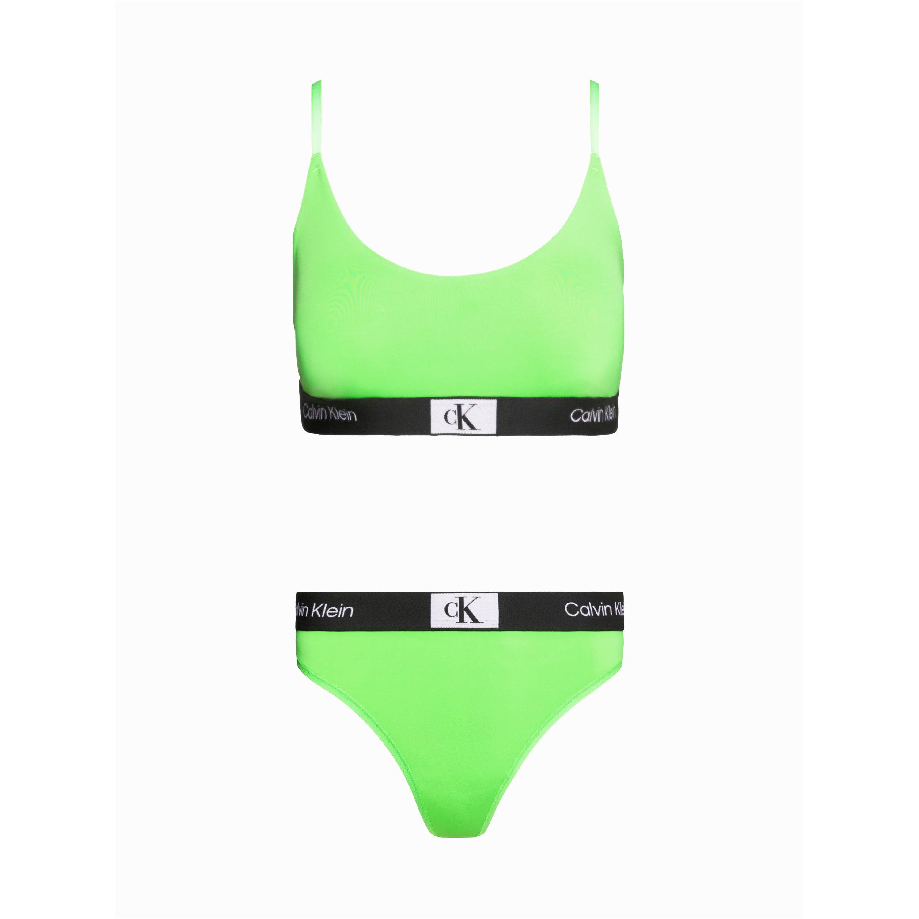 Lime green calvin klein underwear online