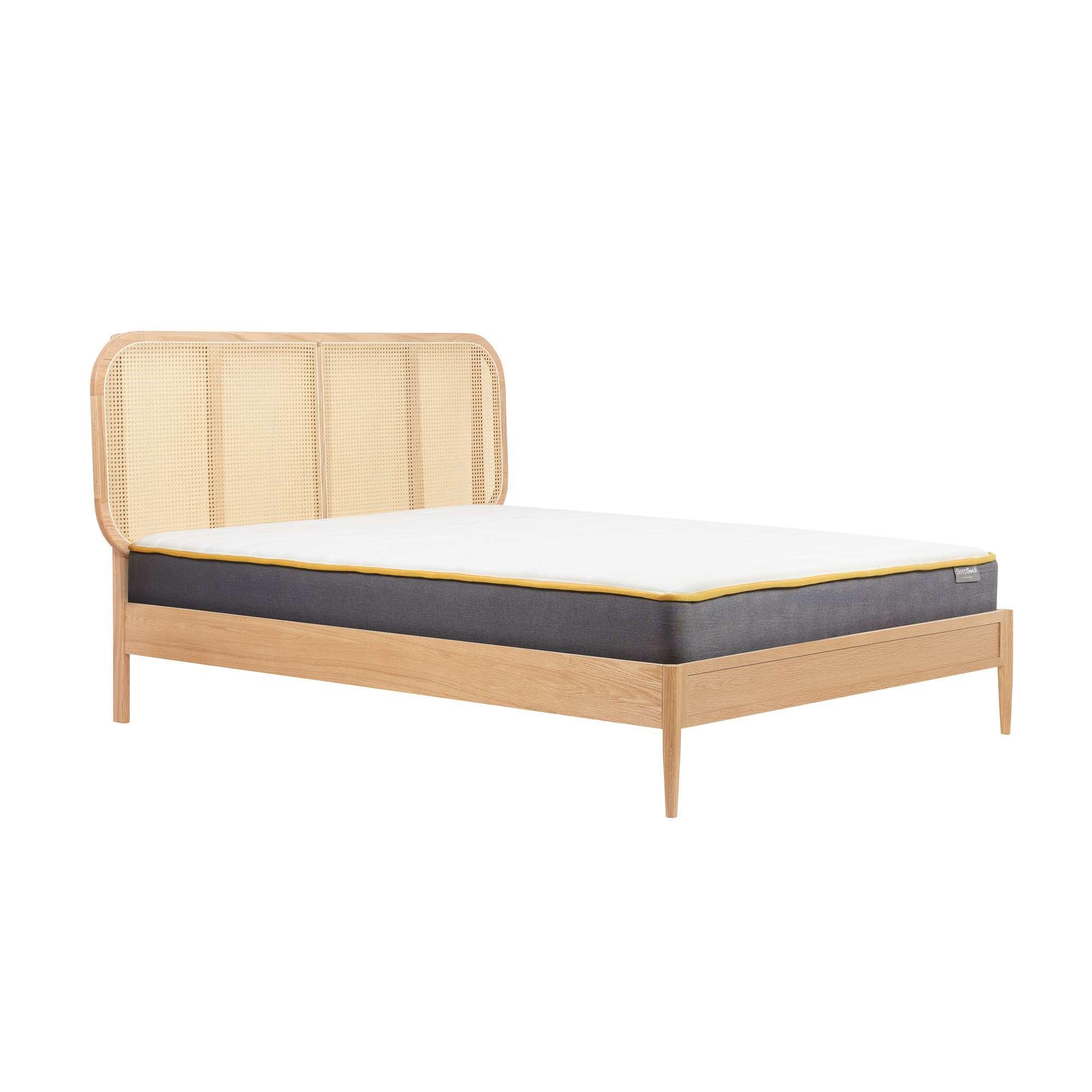 Oak - Birlea - Elina Rattan Bed - 11