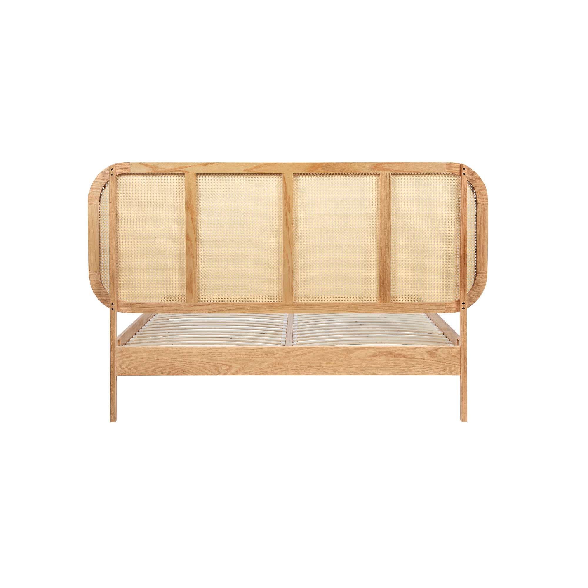 Oak - Birlea - Elina Rattan Bed - 12