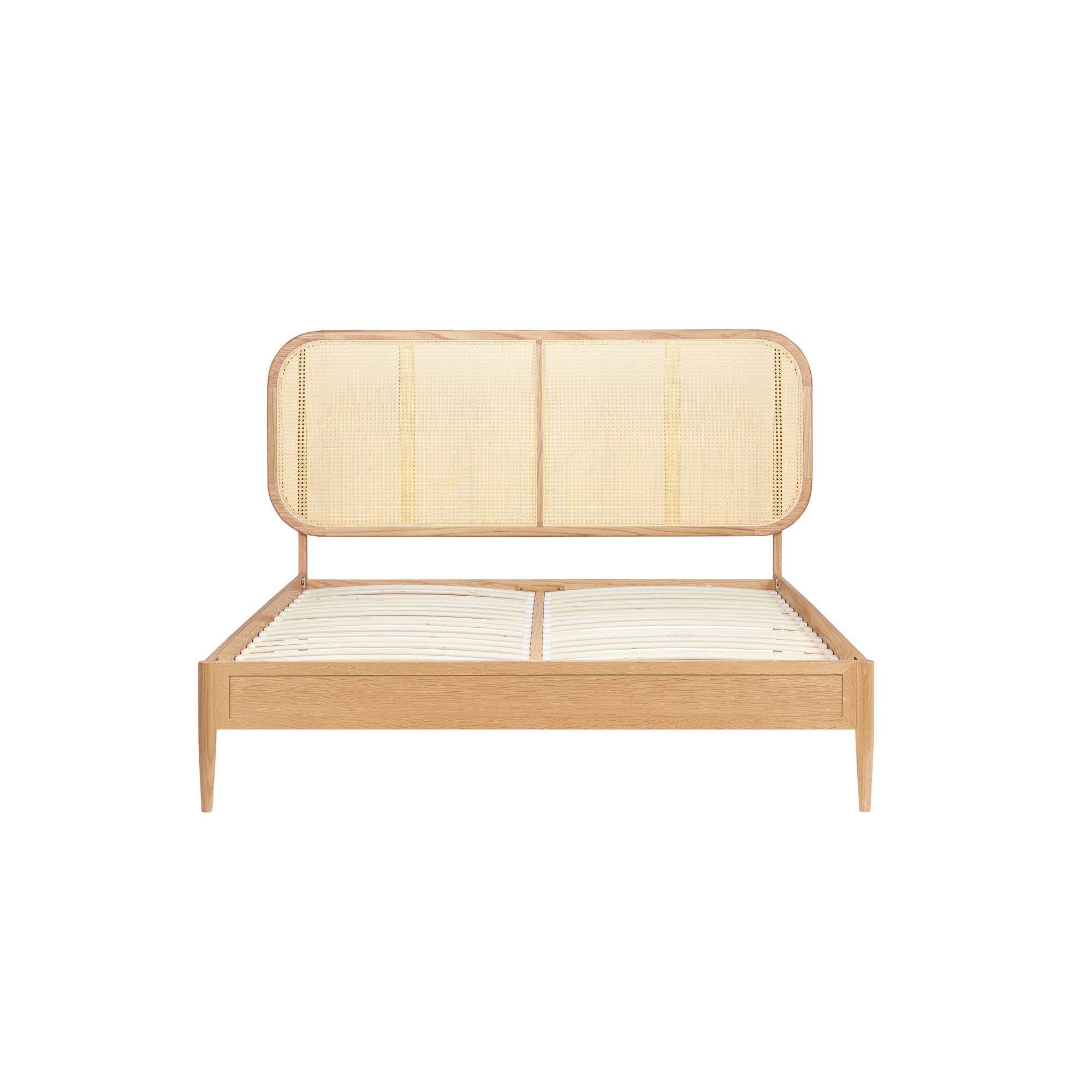 Oak - Birlea - Elina Rattan Bed - 13