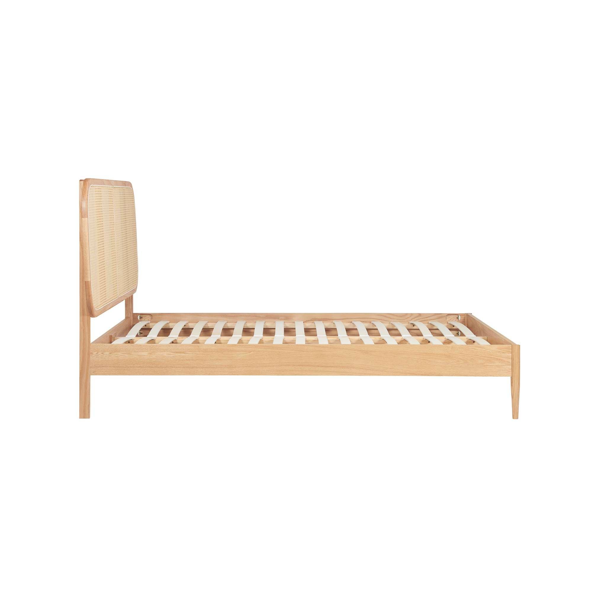 Oak - Birlea - Elina Rattan Bed - 14