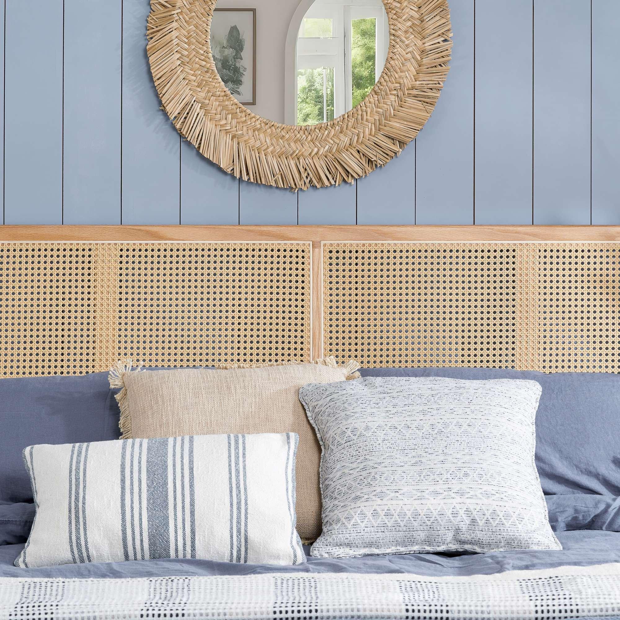 Oak - Birlea - Elina Rattan Bed - 6