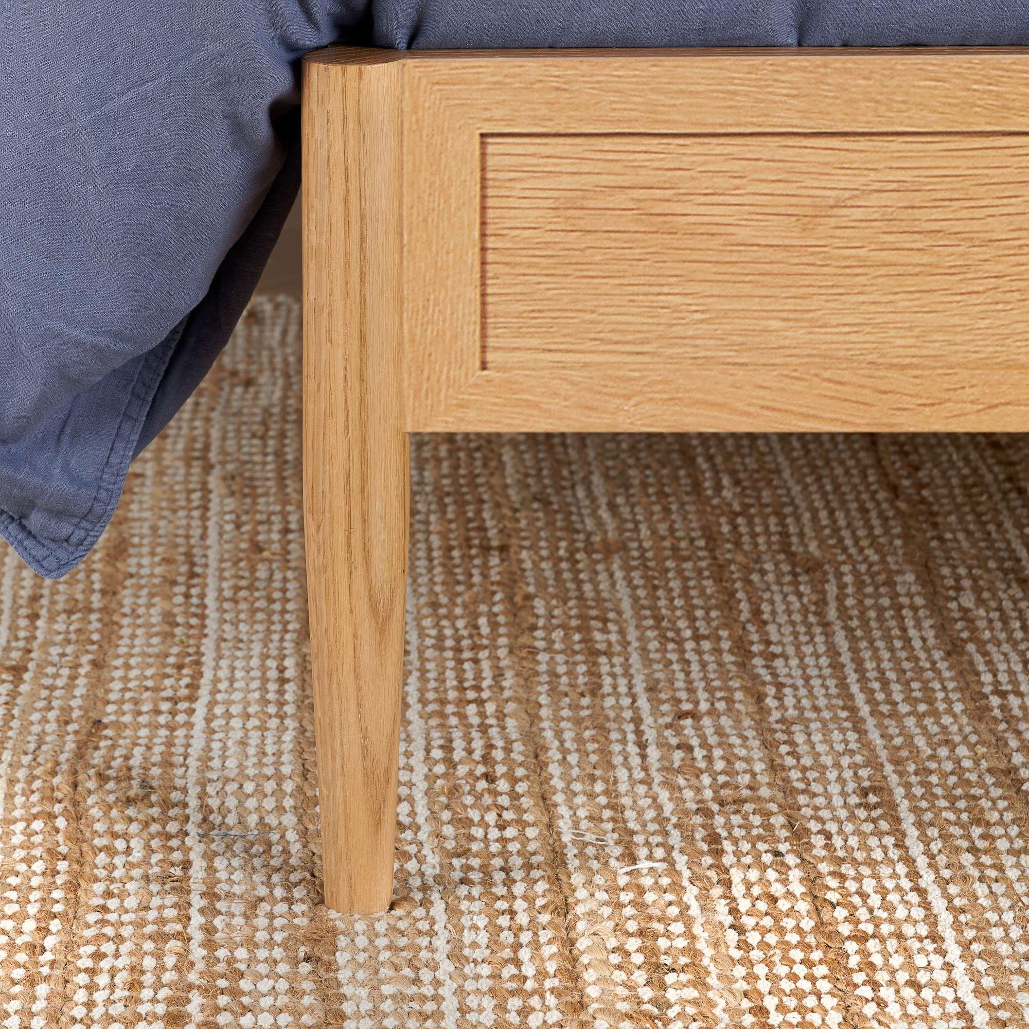 Oak - Birlea - Elina Rattan Bed - 8