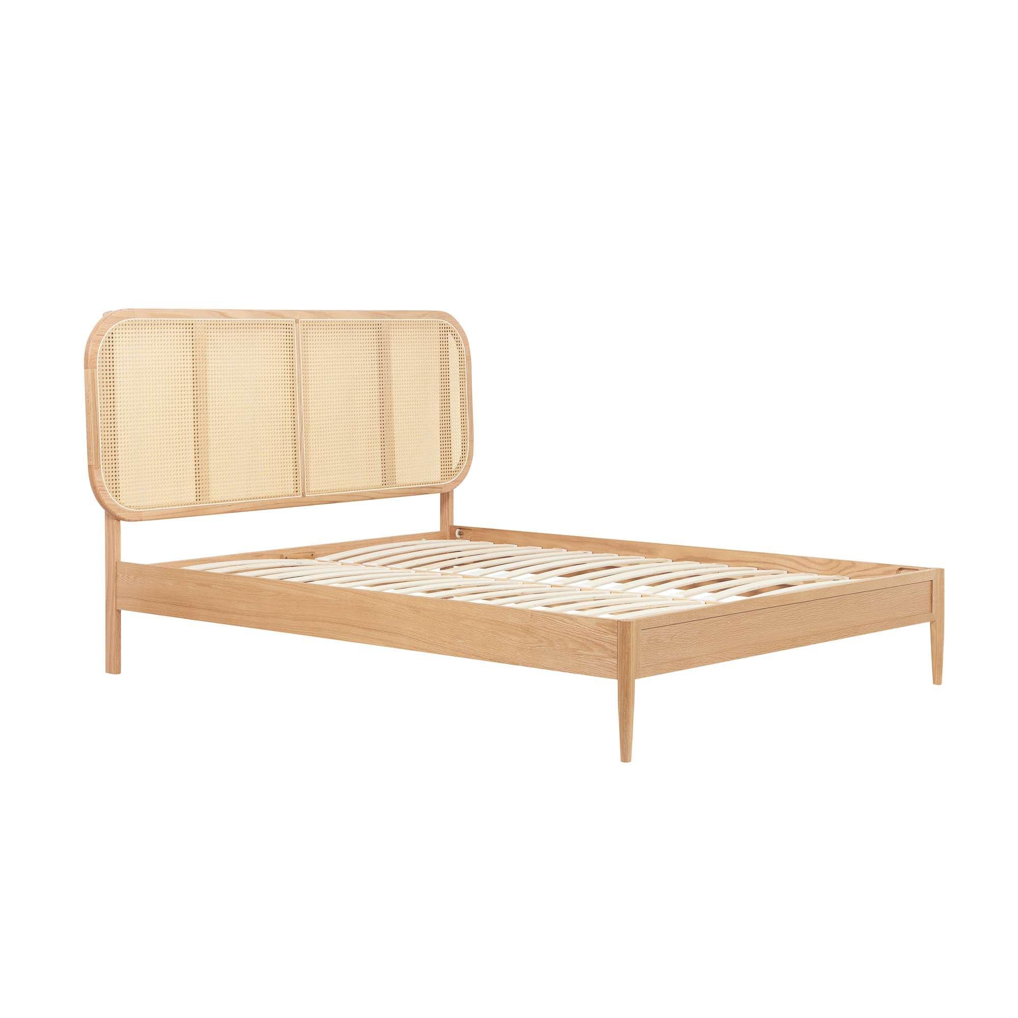 Oak - Birlea - Elina Rattan Bed - 10