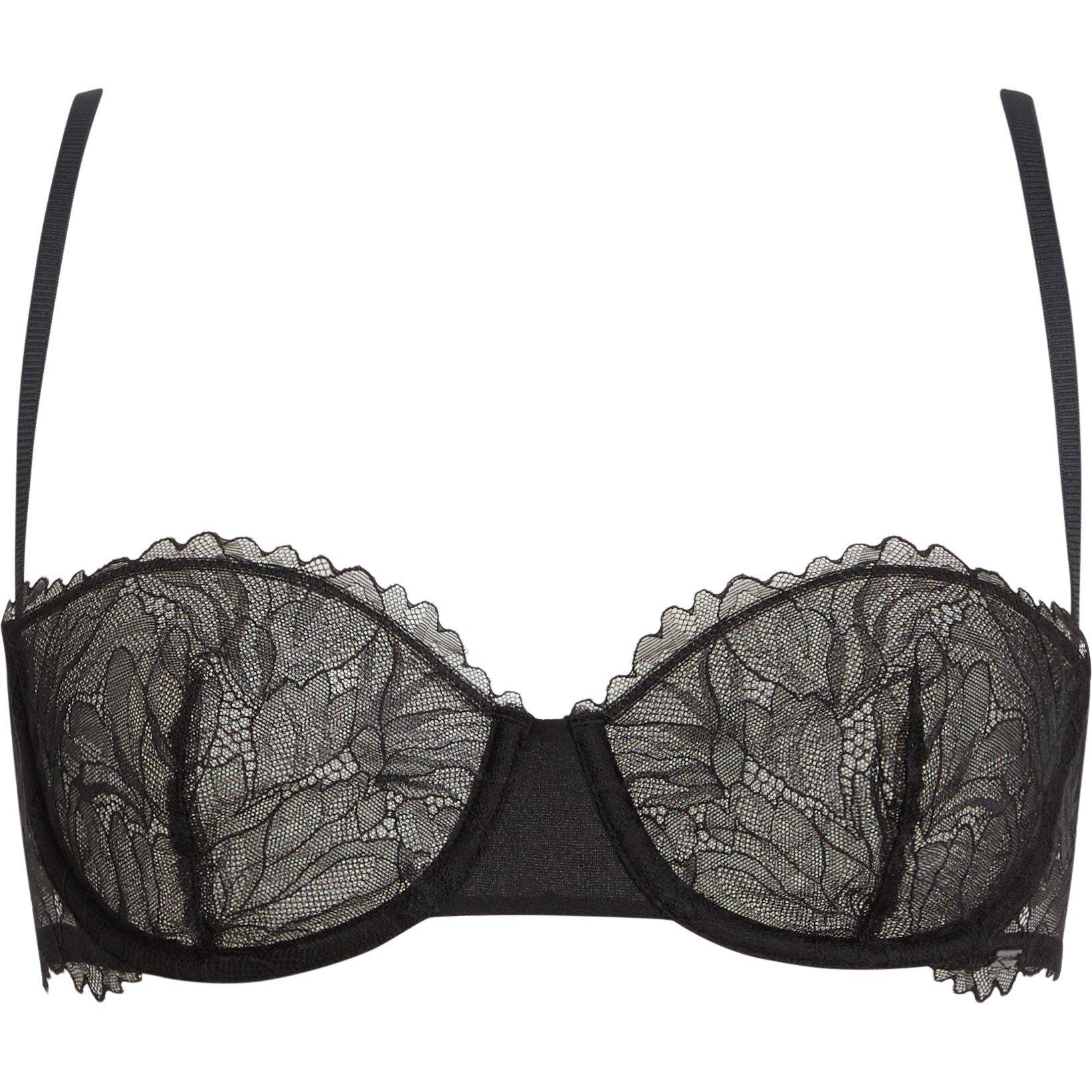 Black - Calvin Klein - Unlined Balconette Bra - 1