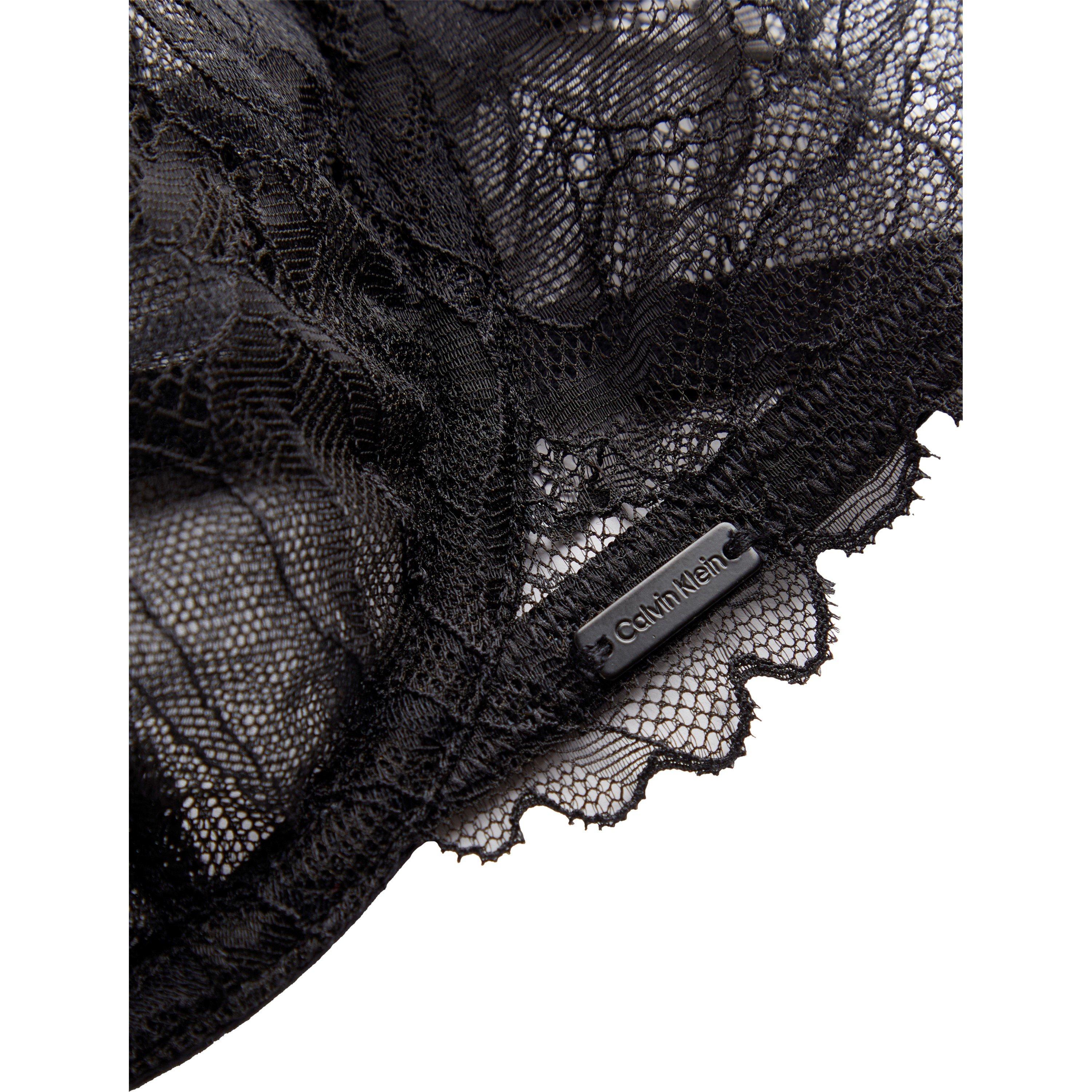 Black - Calvin Klein - Unlined Balconette Bra - 2